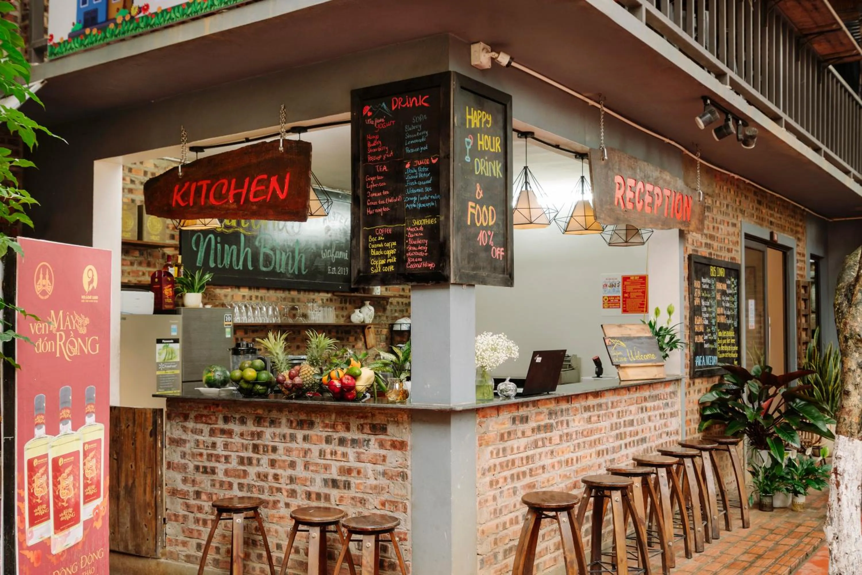 Restaurant/places to eat in Wafami Hostel Ninh Binh