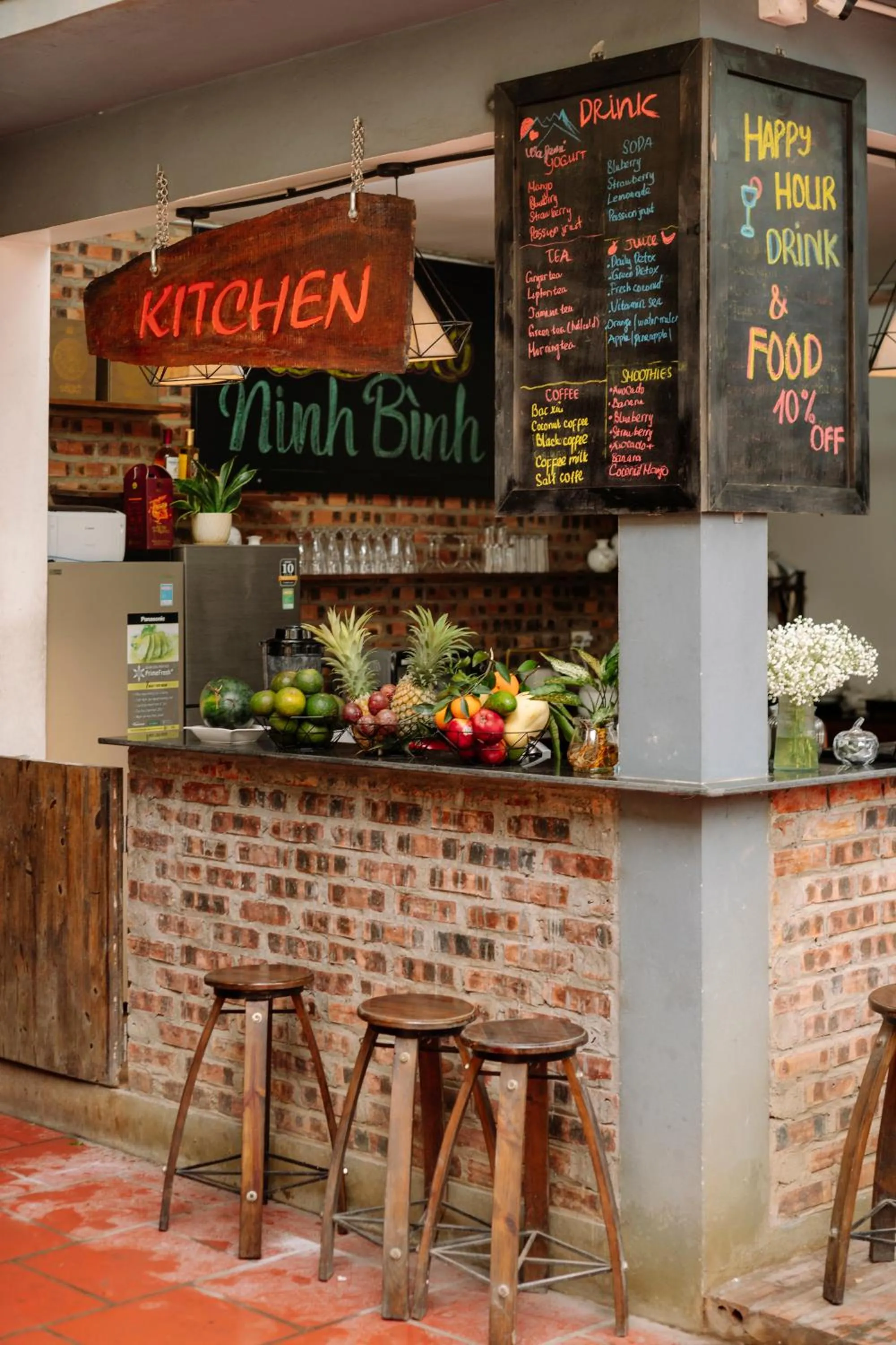 Restaurant/places to eat in Wafami Hostel Ninh Binh