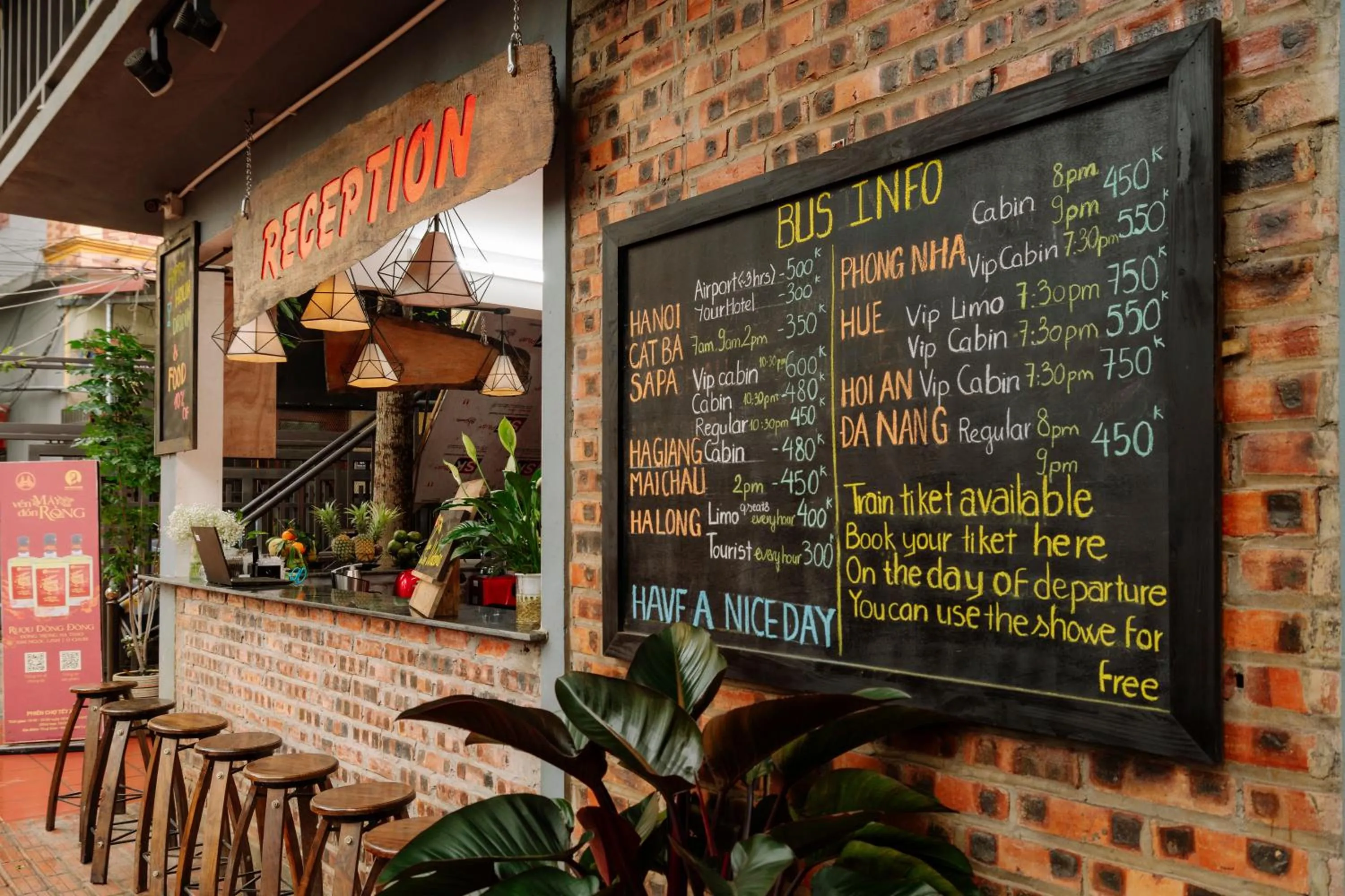 Restaurant/places to eat in Wafami Hostel Ninh Binh