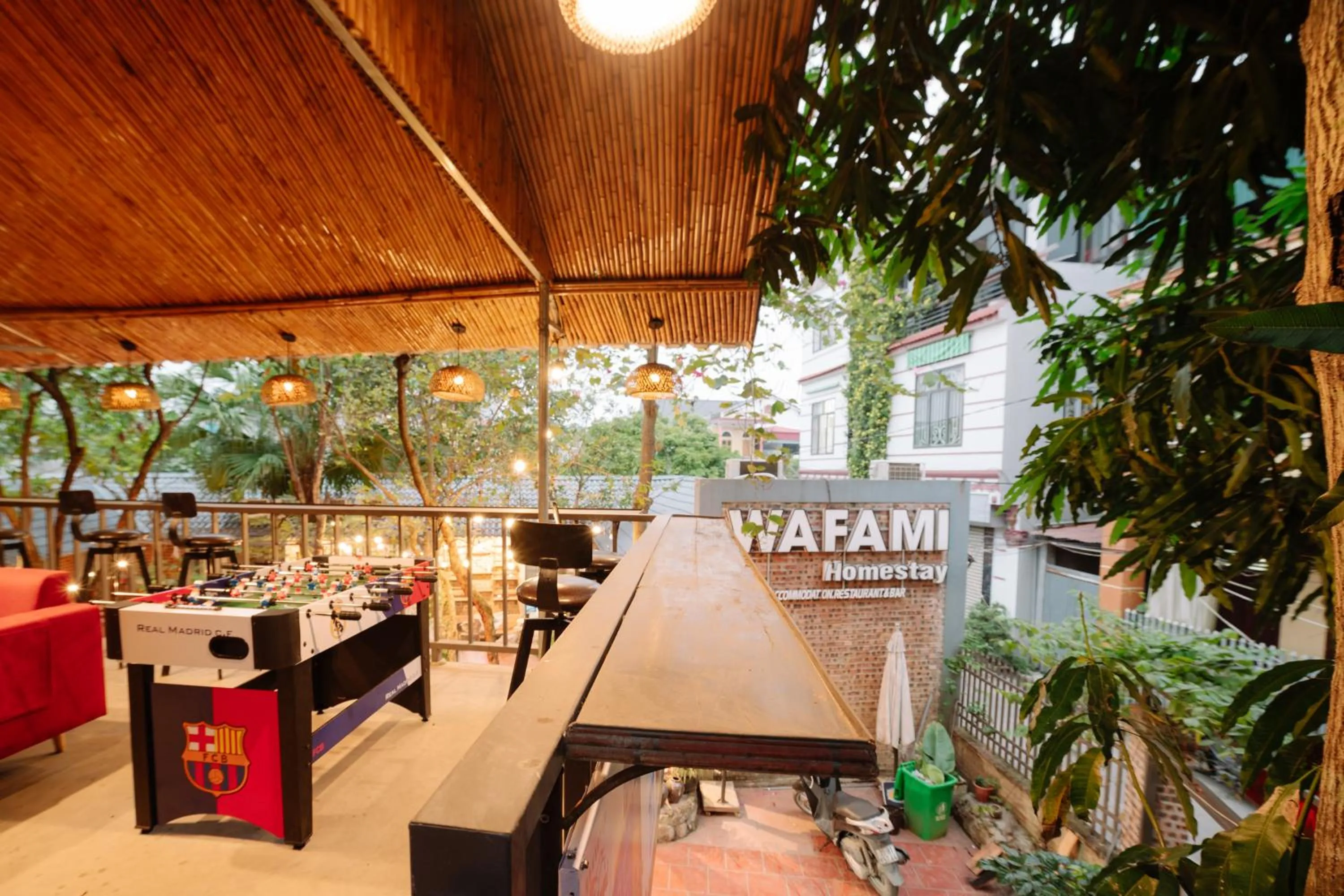 Patio in Wafami Hostel Ninh Binh