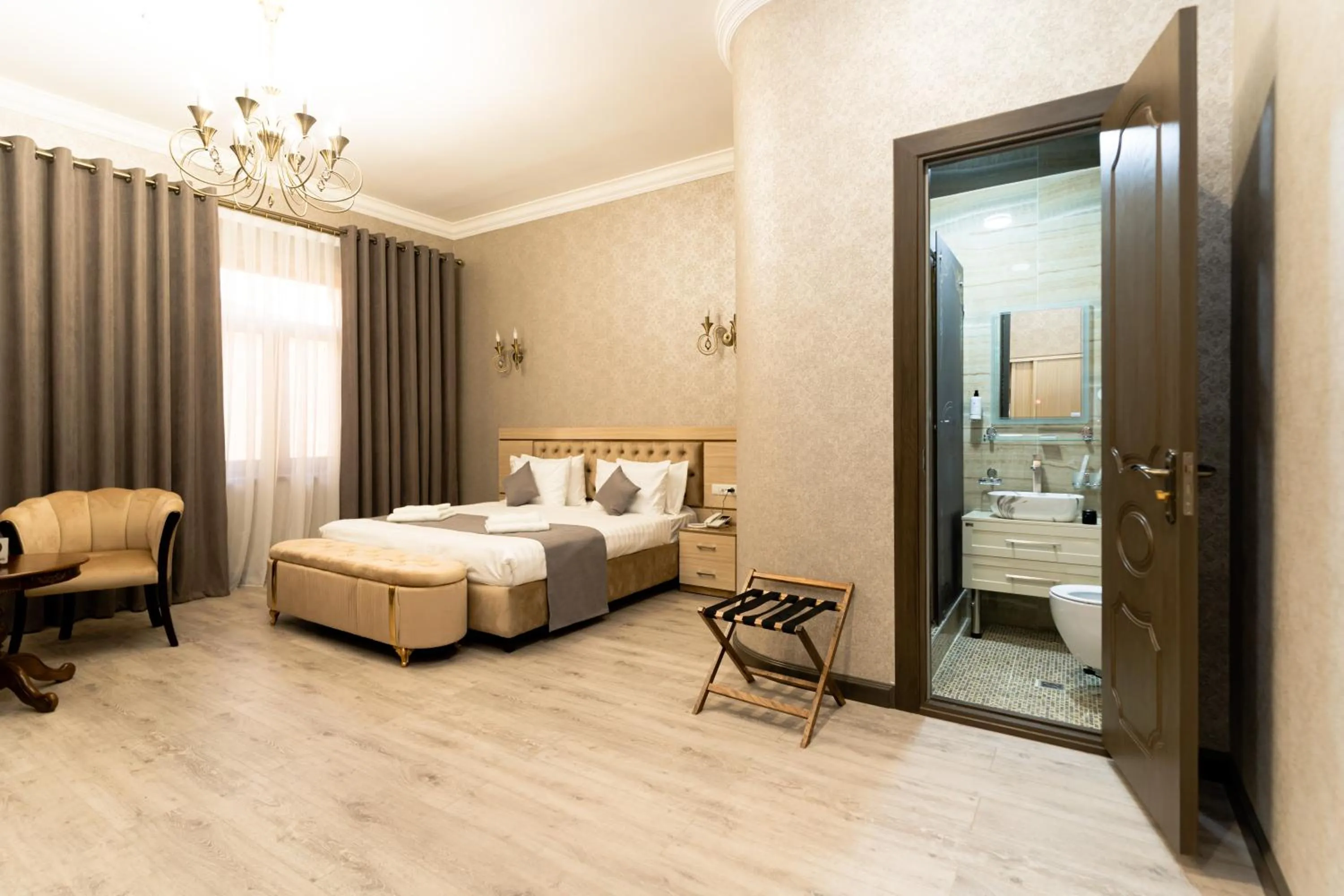 Photo of the whole room, Bed in The Heritage Tashkent