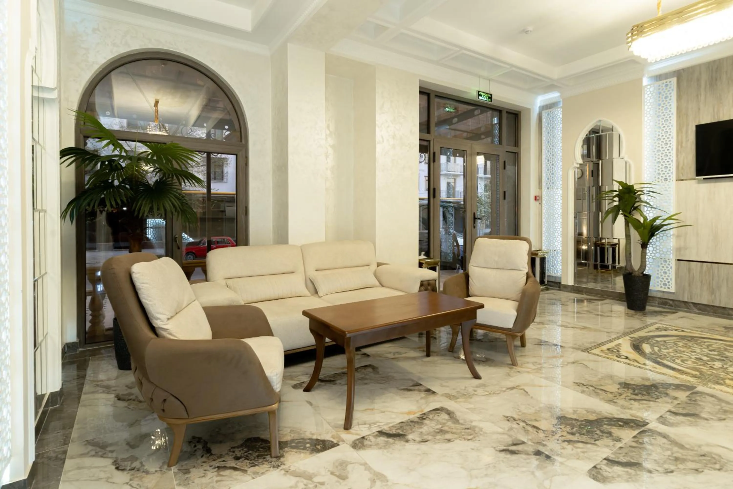 Communal lounge/ TV room in The Heritage Tashkent