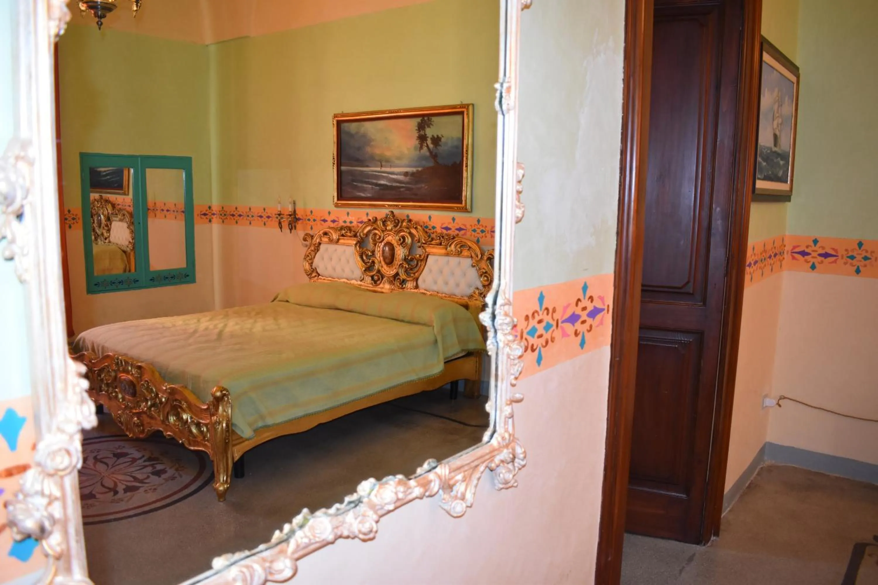 furniture, Bed in Borgo dei Filitti - B&B artistico - Piscina Solarium & Enoteca