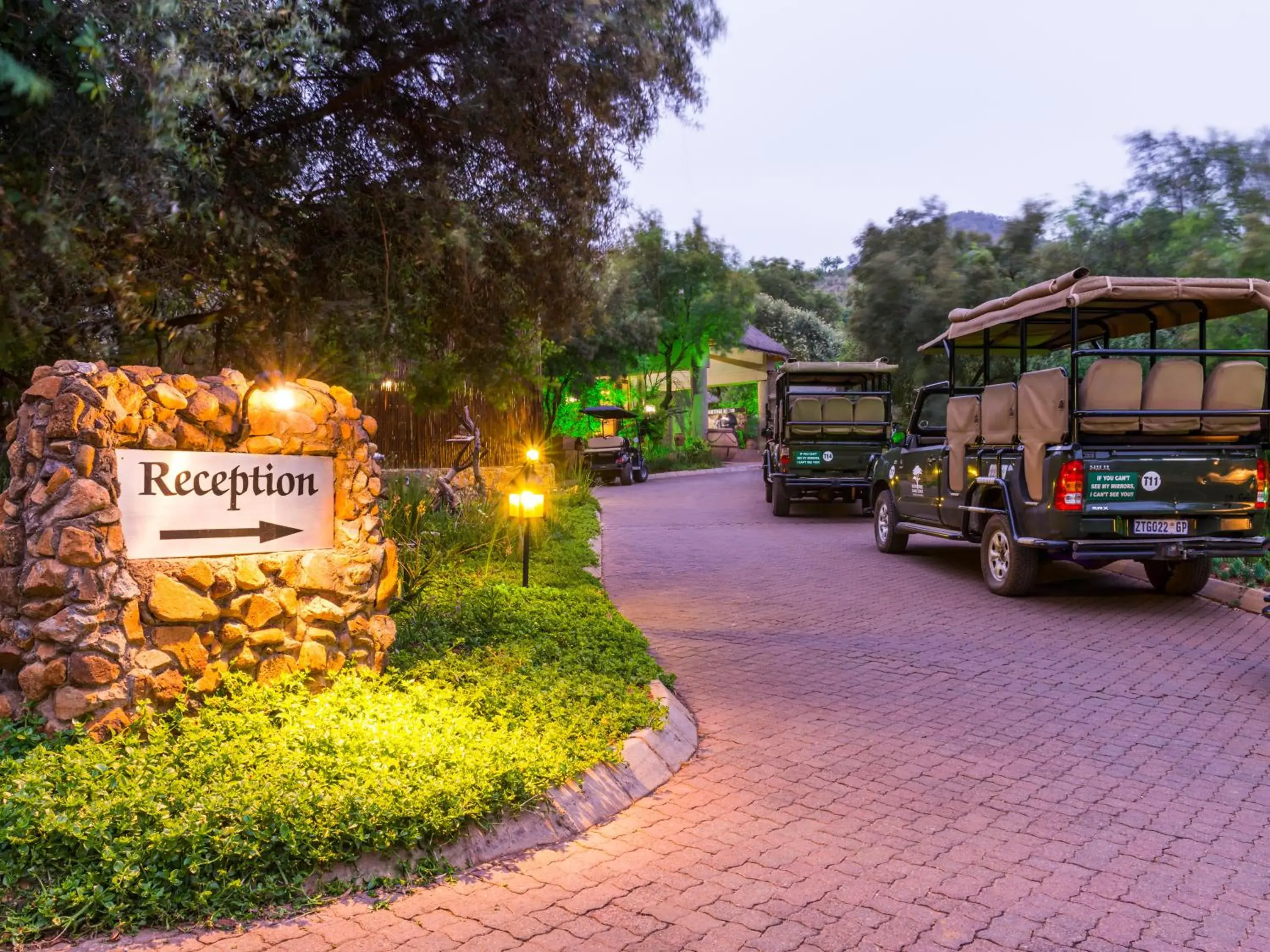 Facade/entrance in Ivory Tree Game Lodge Facade/entrance in Ivory Tree Game Lodge
