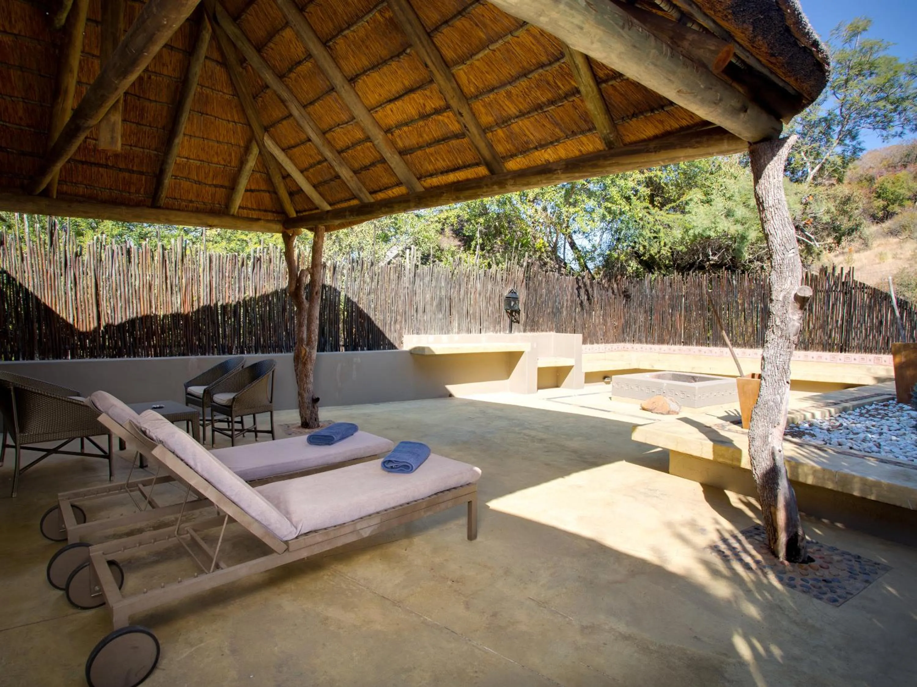 Patio in Ivory Tree Game Lodge