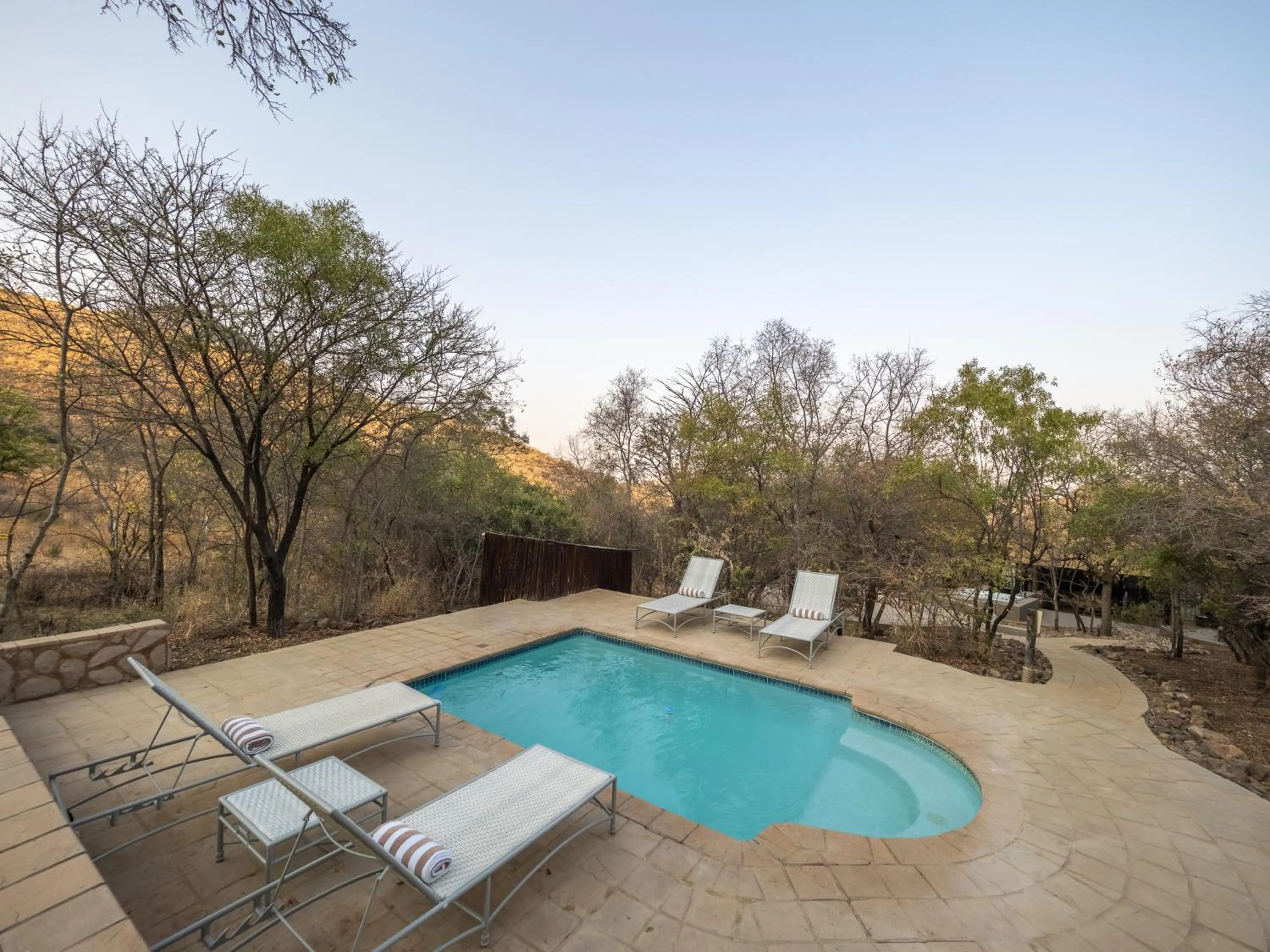 Pool view in Ivory Tree Game Lodge