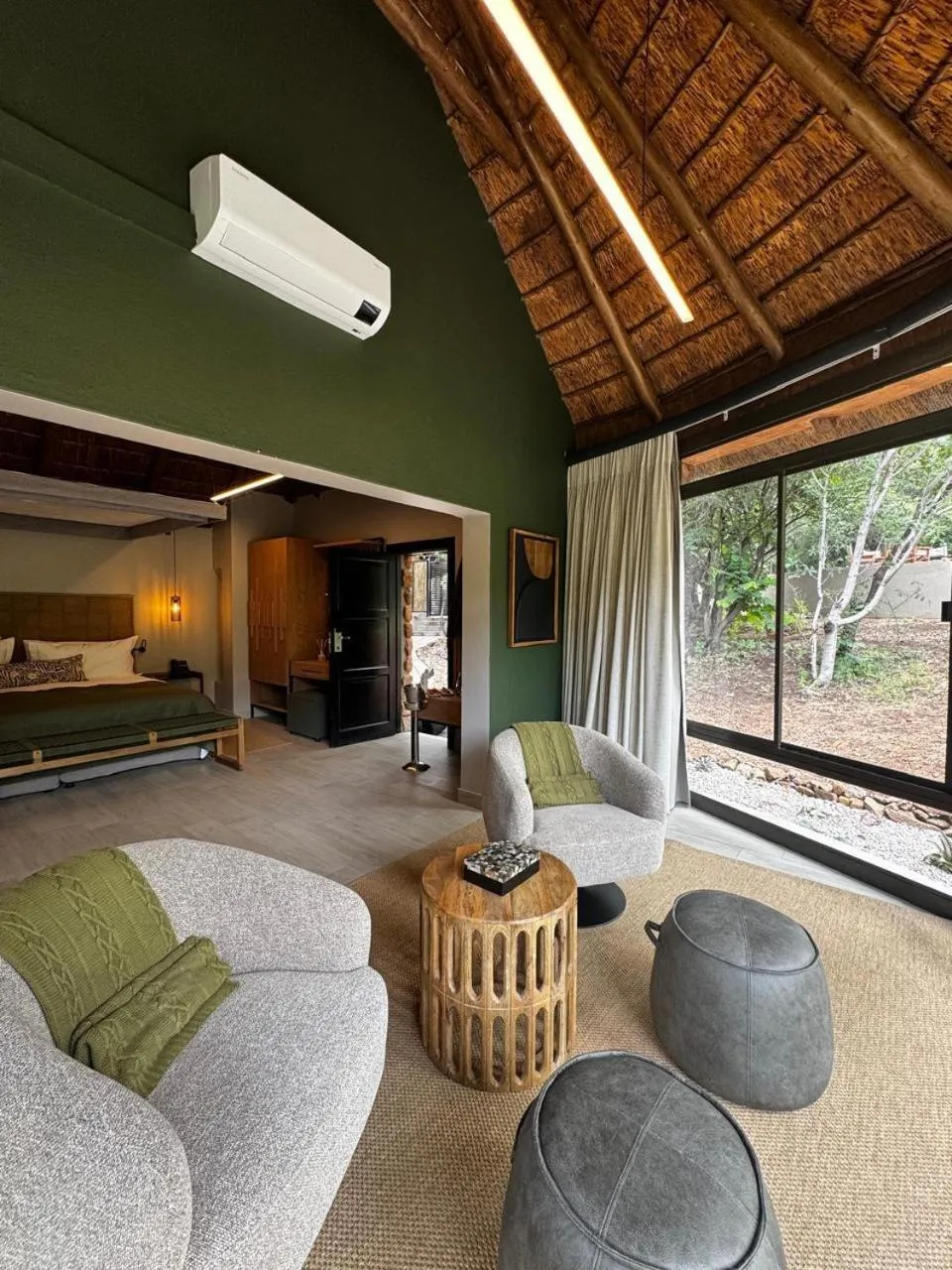 Seating area in Ivory Tree Game Lodge