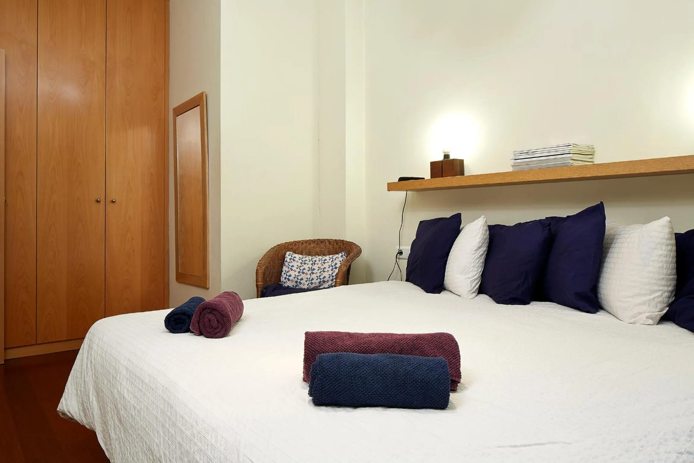 Bedroom, Bed in Olles Apartment