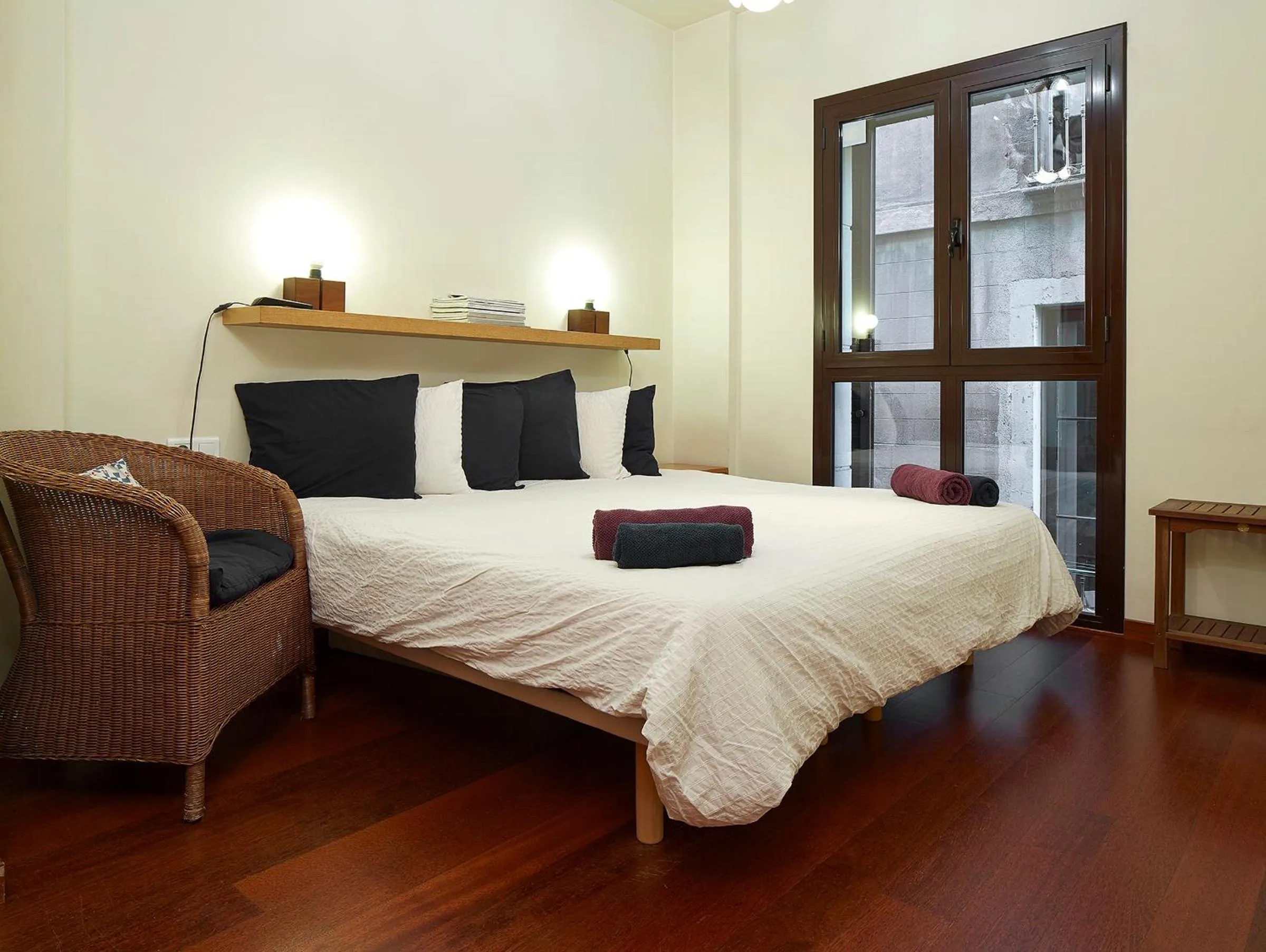 Bedroom, Bed in Olles Apartment