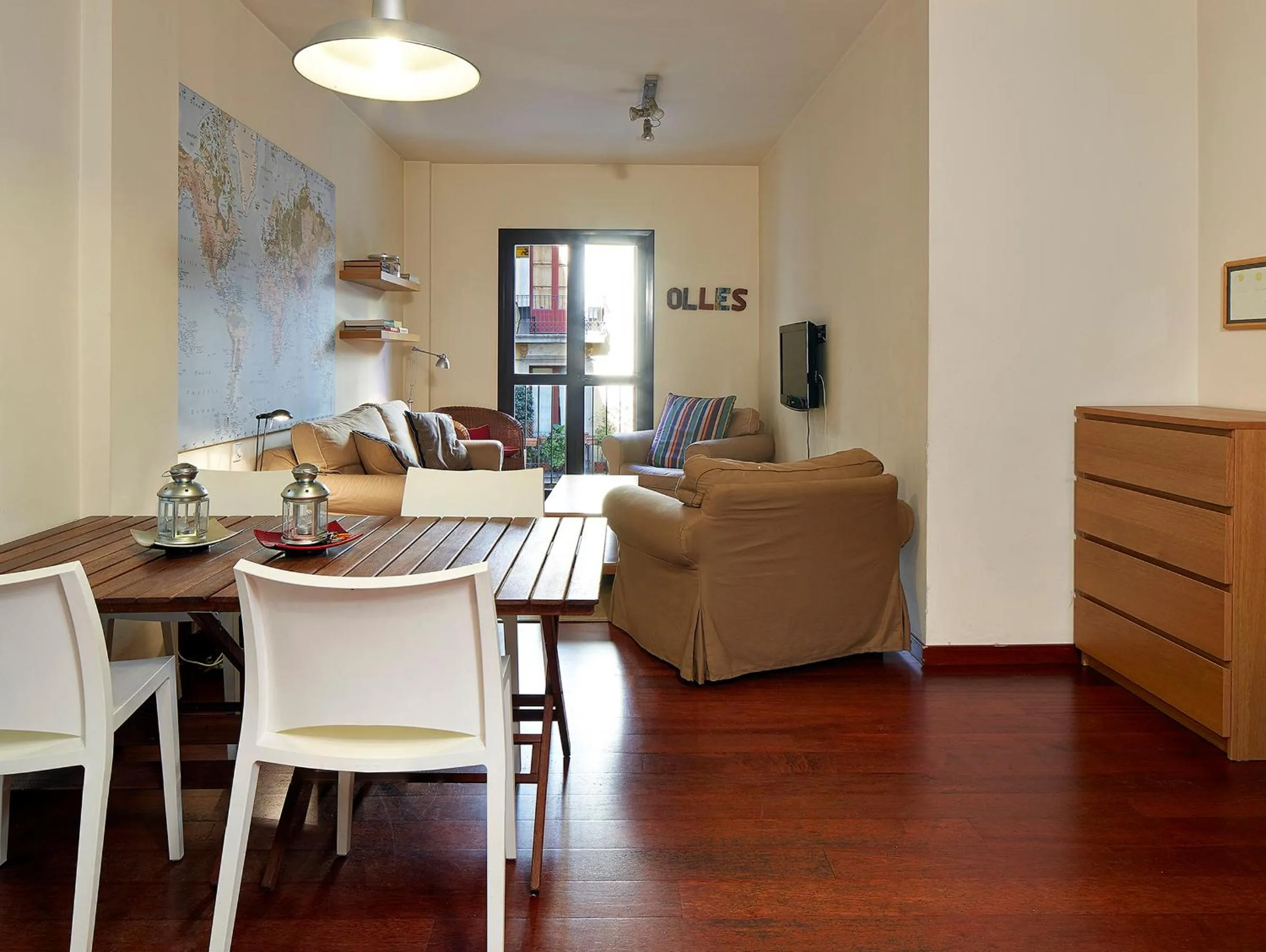 Living room in Olles Apartment