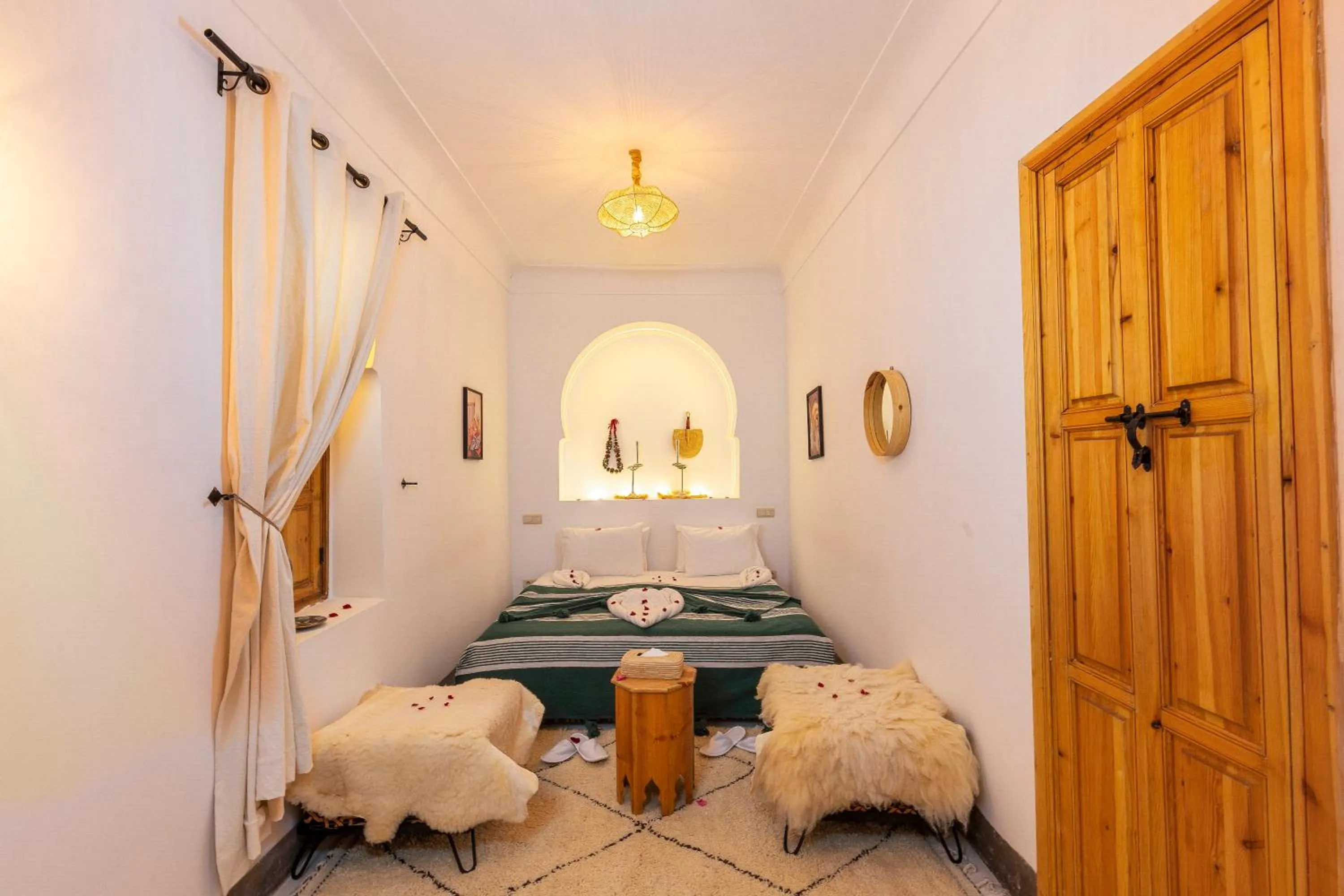 Bed in Riad Mama