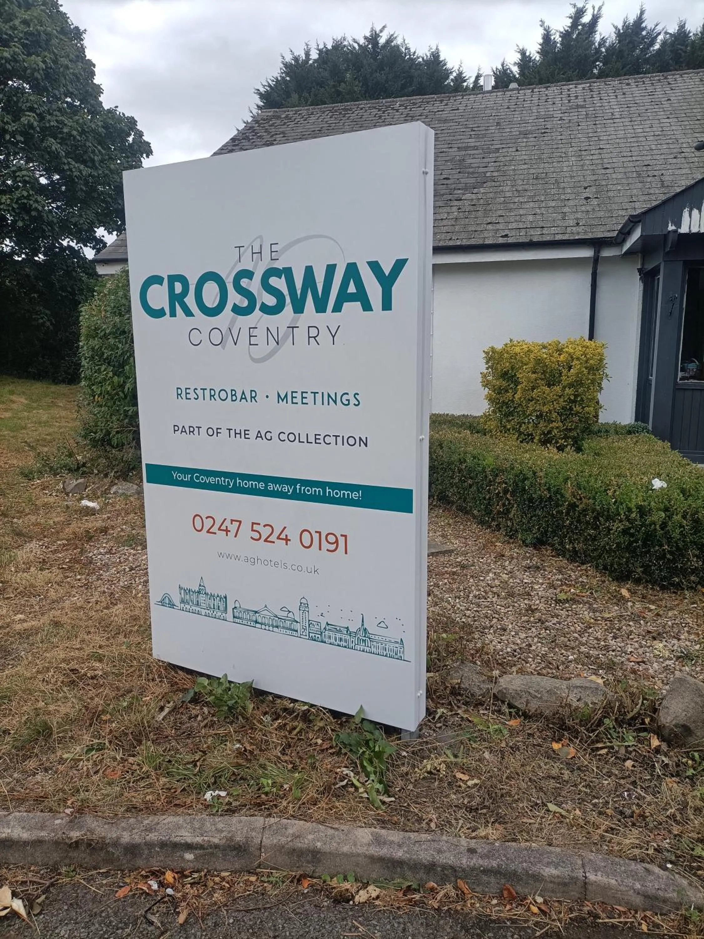 Logo/Certificate/Sign in The Crossway Hotel, Coventry South, Part of the AG Collection