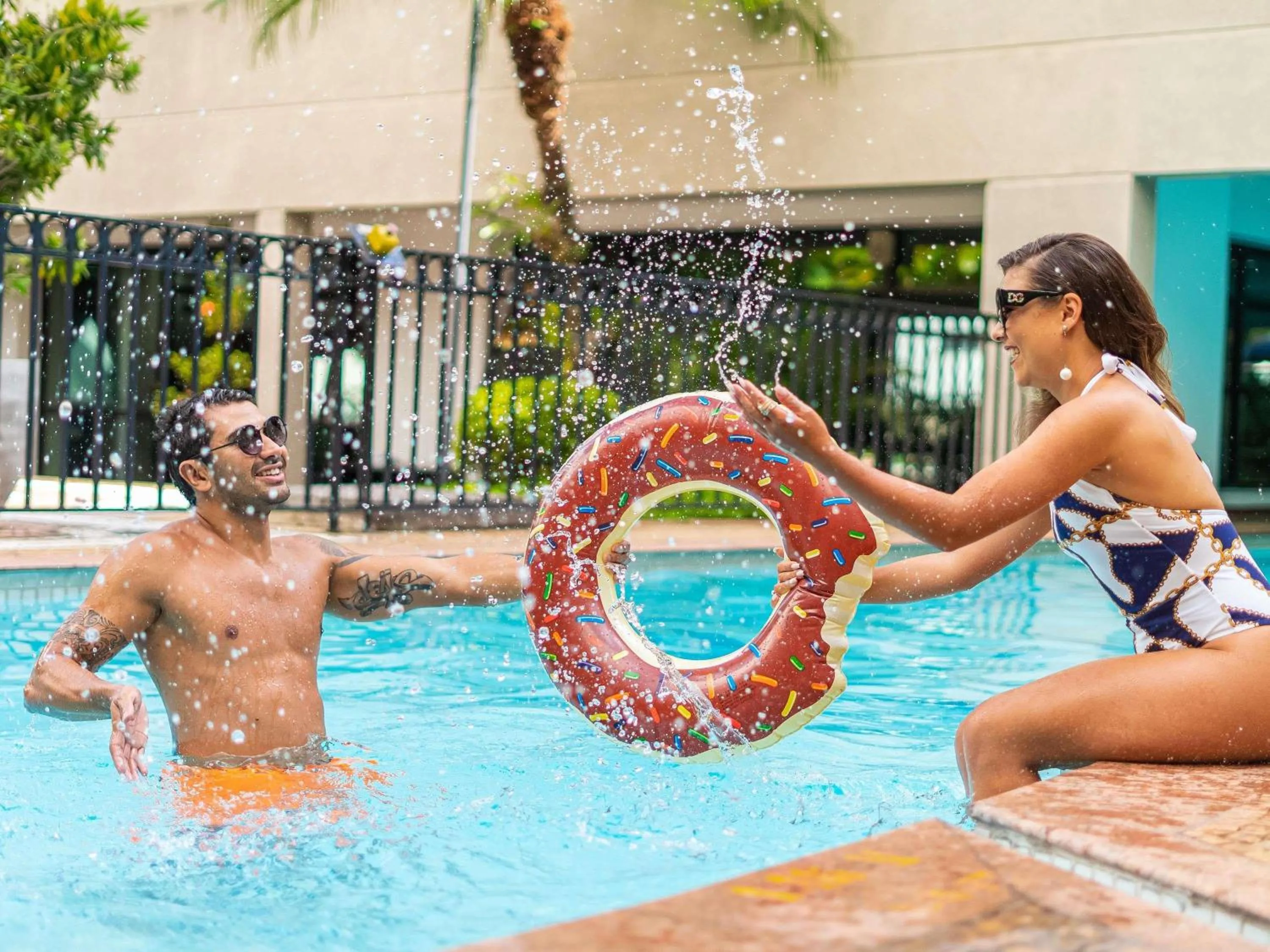 Pool view in Mercure São Paulo Ibirapuera Privilege