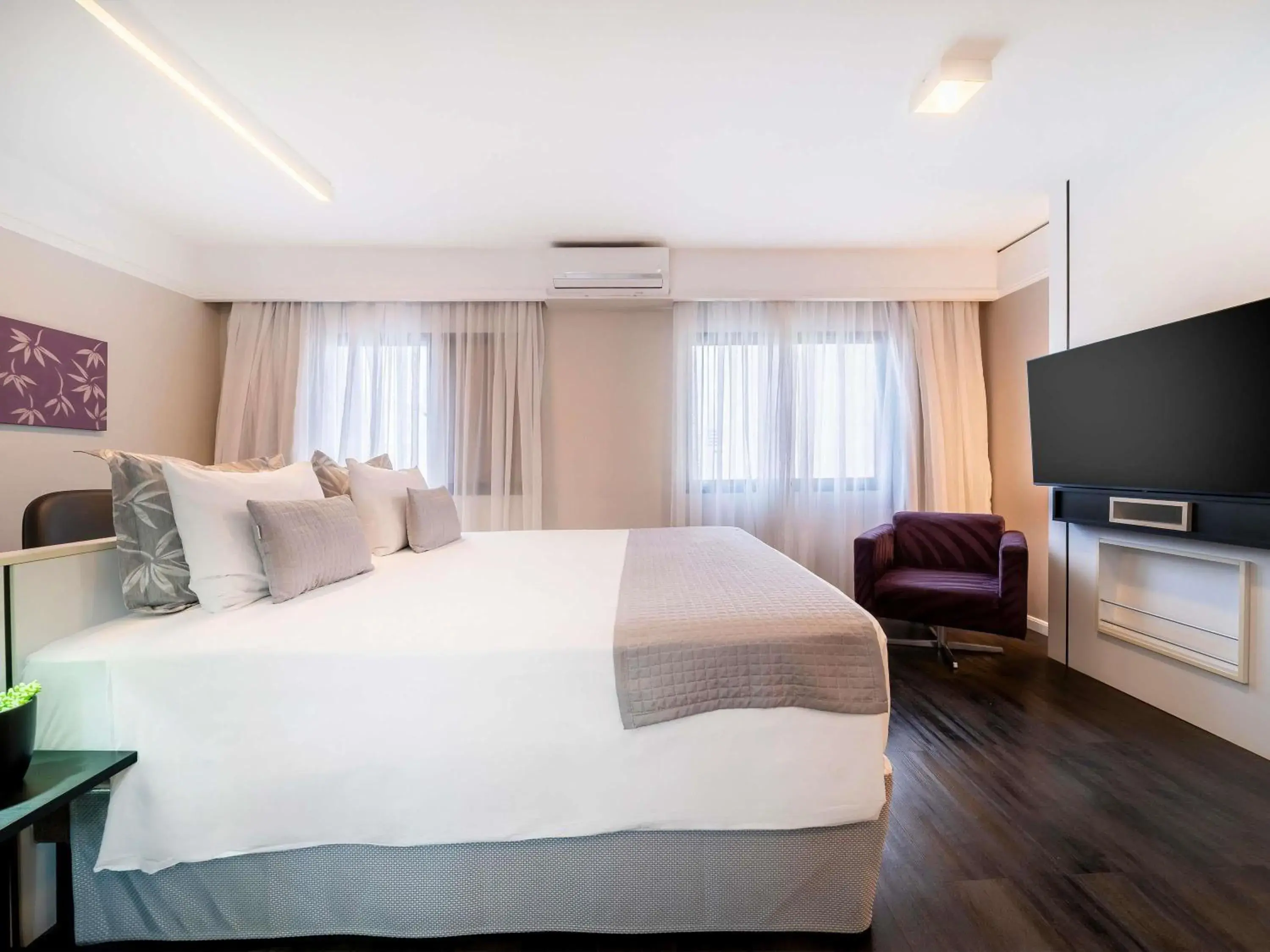 Bedroom, Bed in Mercure São Paulo Ibirapuera Privilege Bedroom, Bed in Mercure São Paulo Ibirapuera Privilege