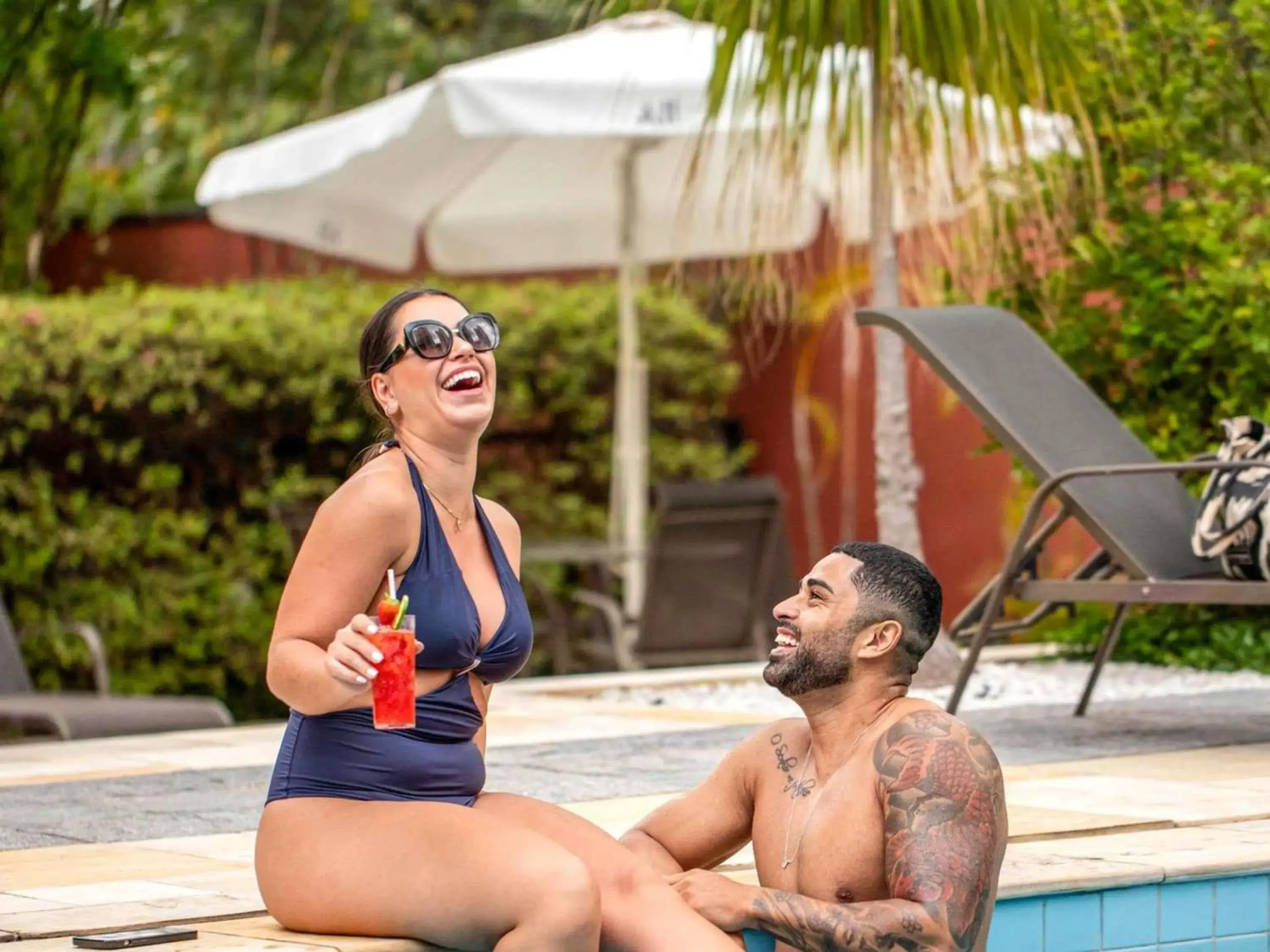 Pool view in Mercure São Paulo Berrini Pool view in Mercure São Paulo Berrini