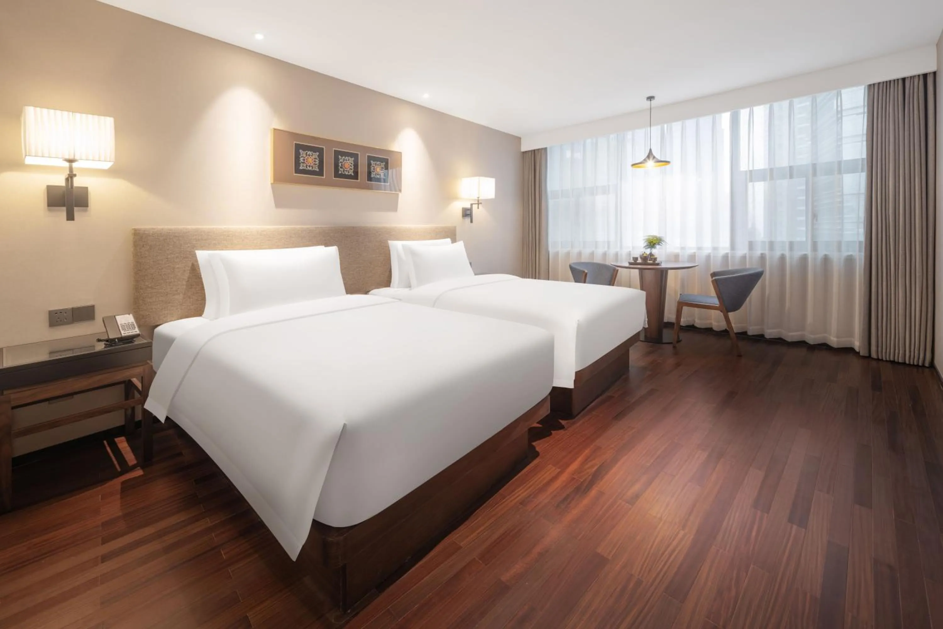 Bed in SSAW Boutique Hotel Chongqing Jiefangbei