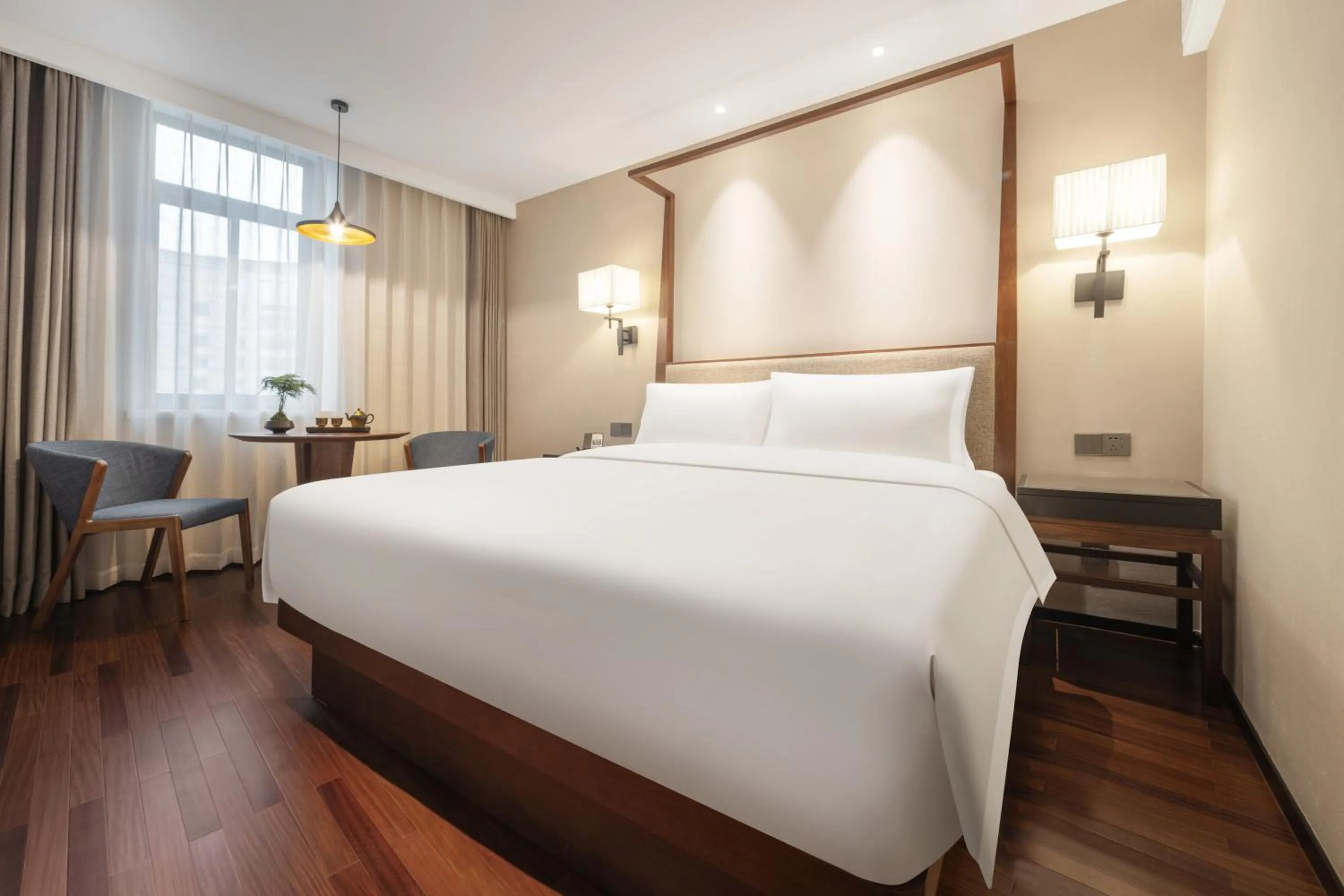 Bed in SSAW Boutique Hotel Chongqing Jiefangbei