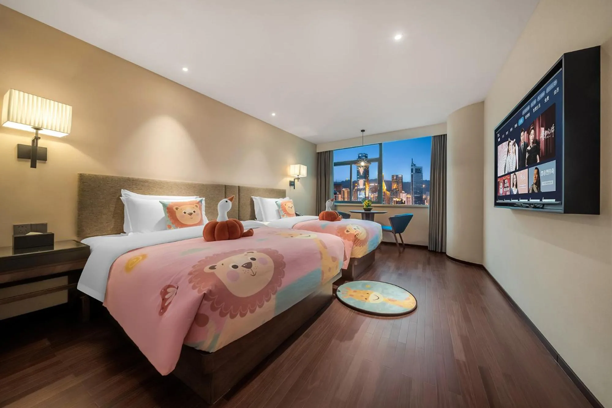 Bed in SSAW Boutique Hotel Chongqing Jiefangbei