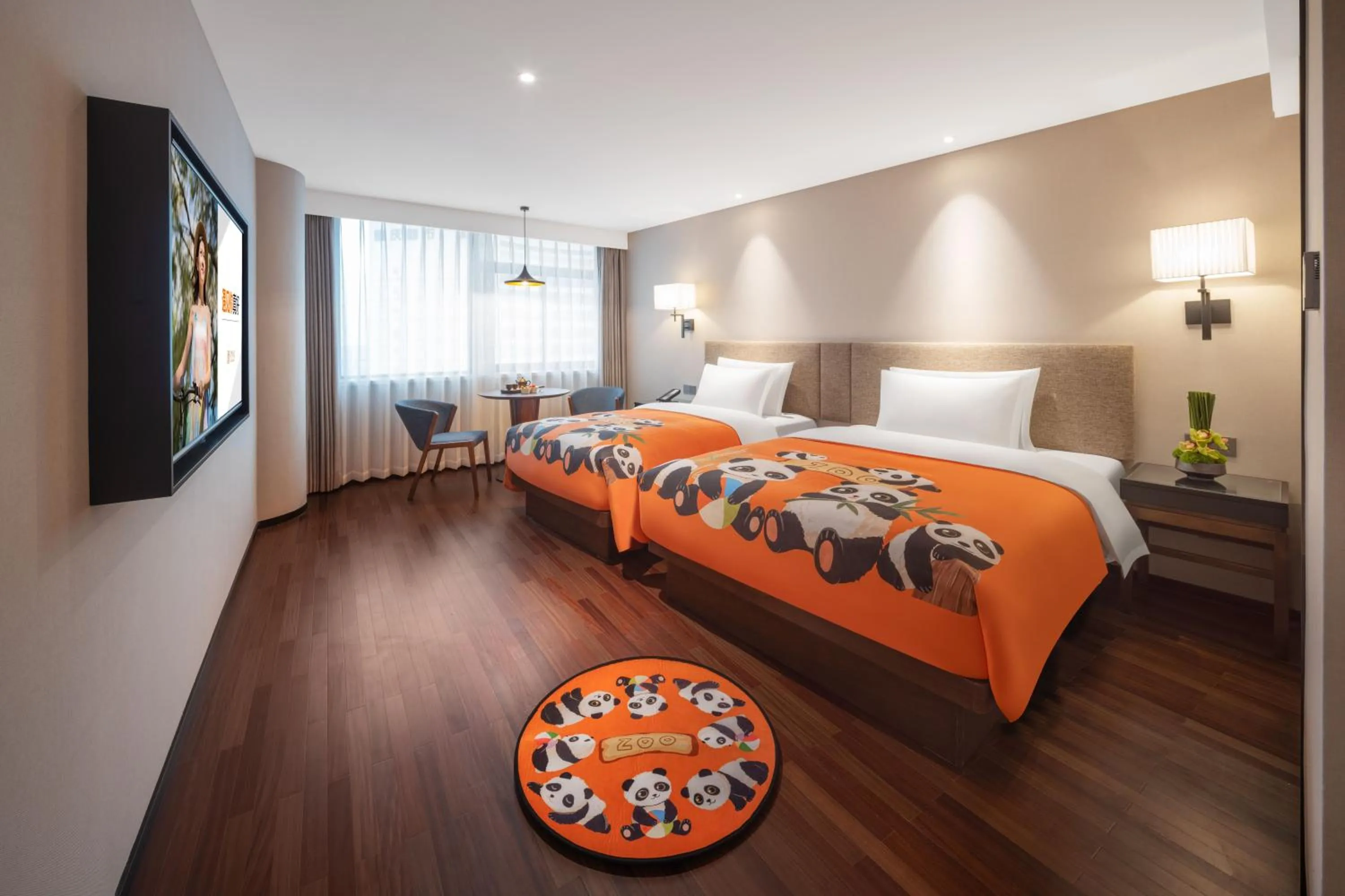 Bed in SSAW Boutique Hotel Chongqing Jiefangbei