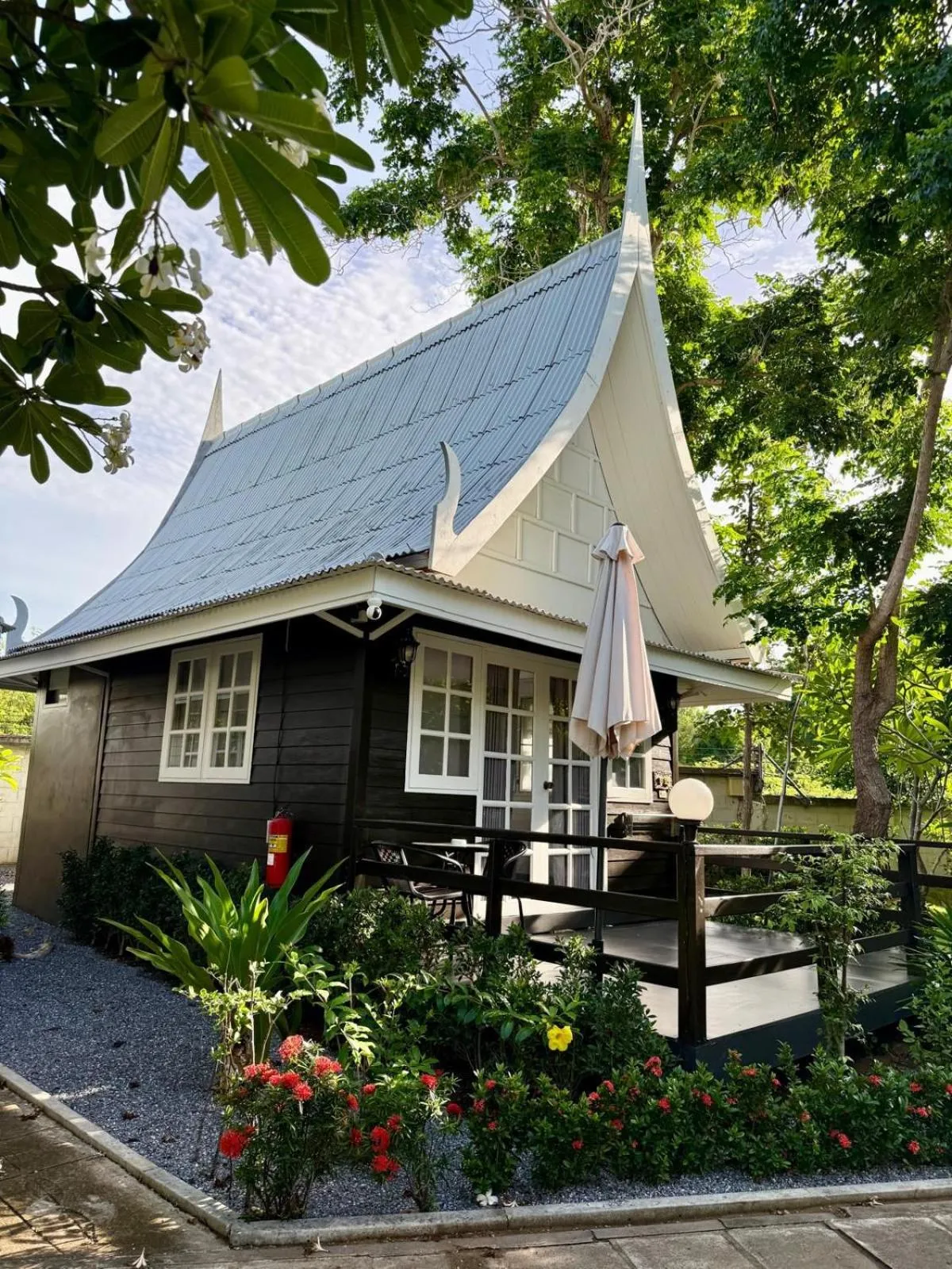 Property building in Luna Hut Resort