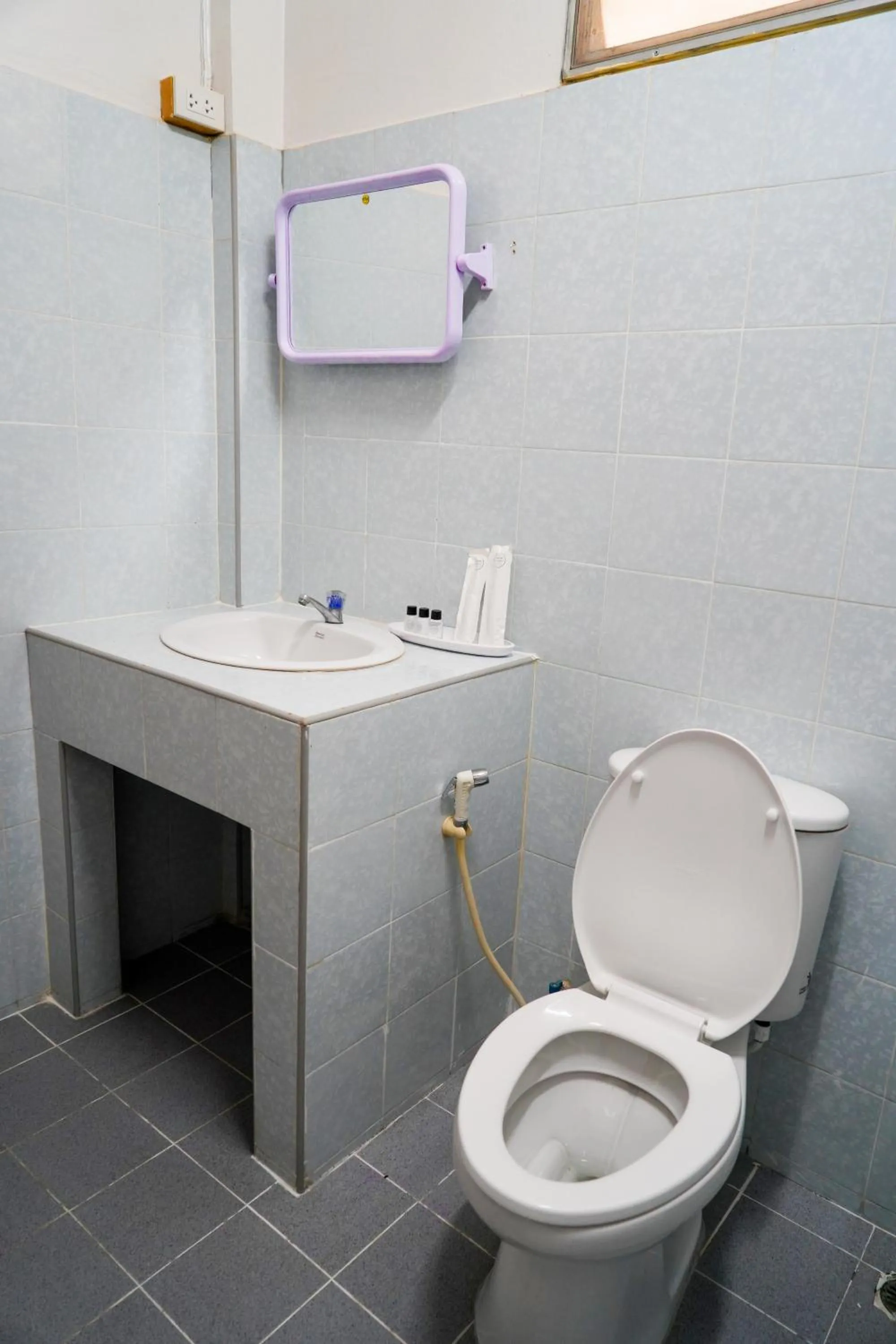 Toilet in Luna Hut Resort