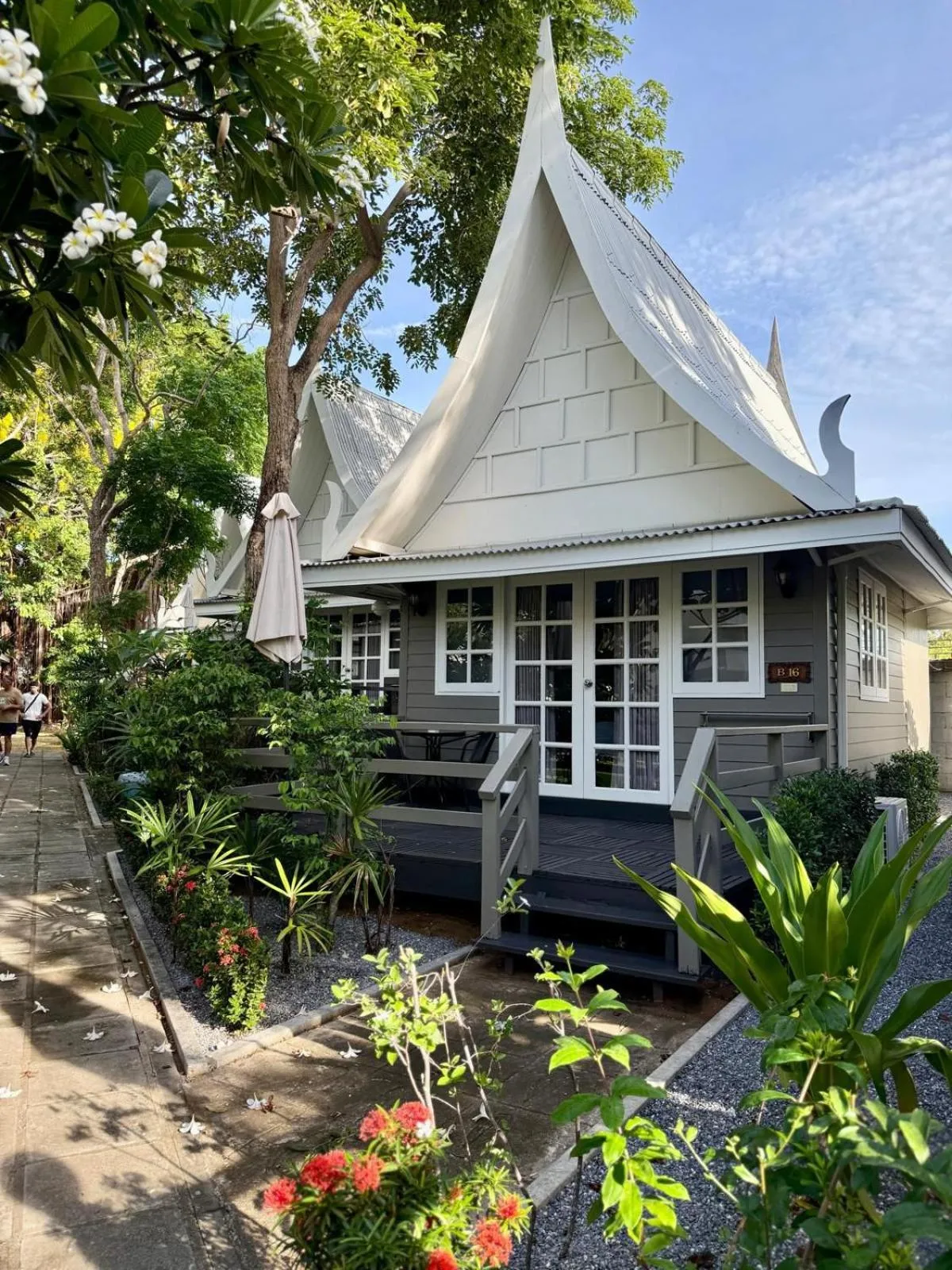 Property building in Luna Hut Resort