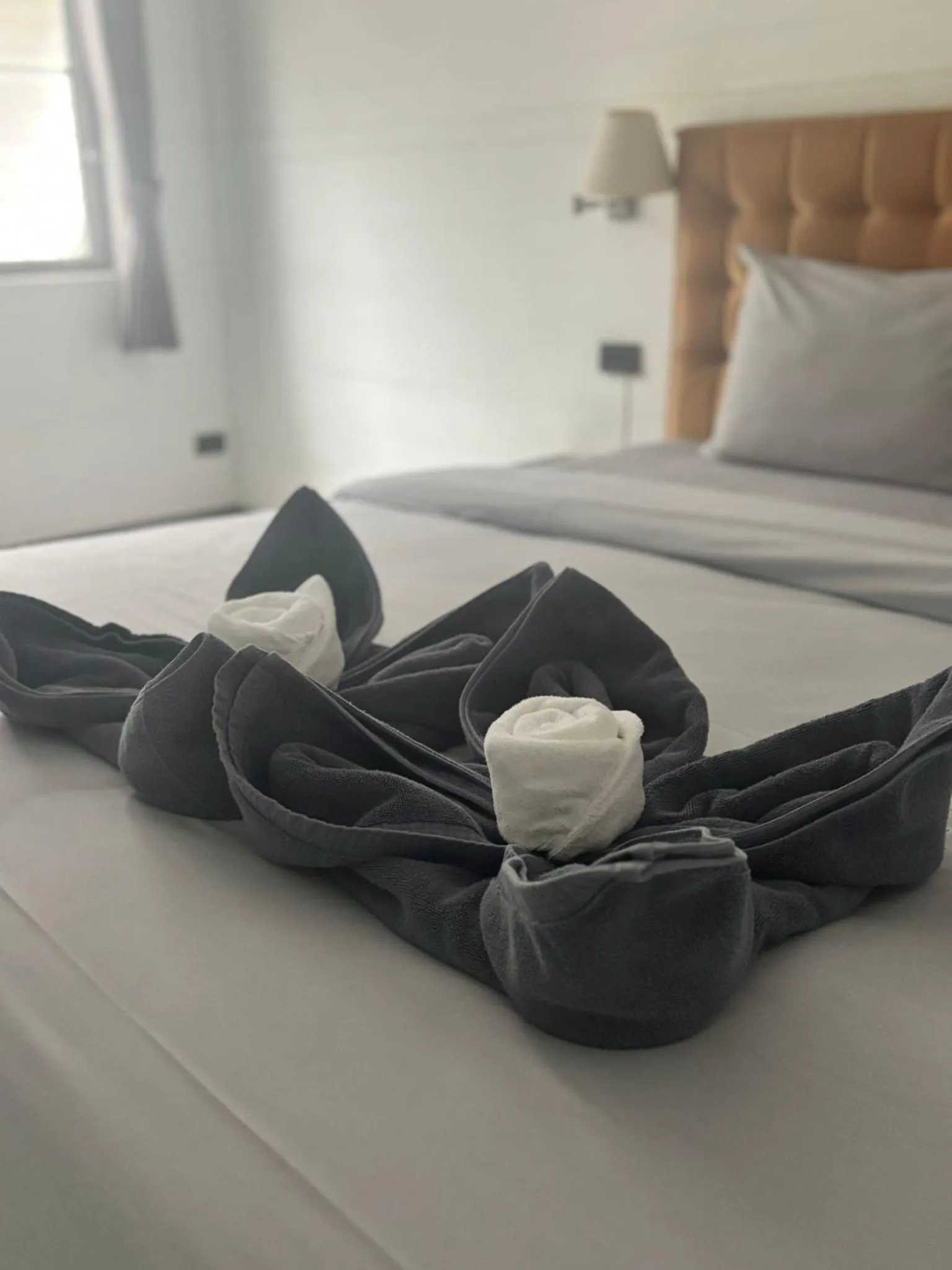 Decorative detail, Bed in Luna Hut Resort