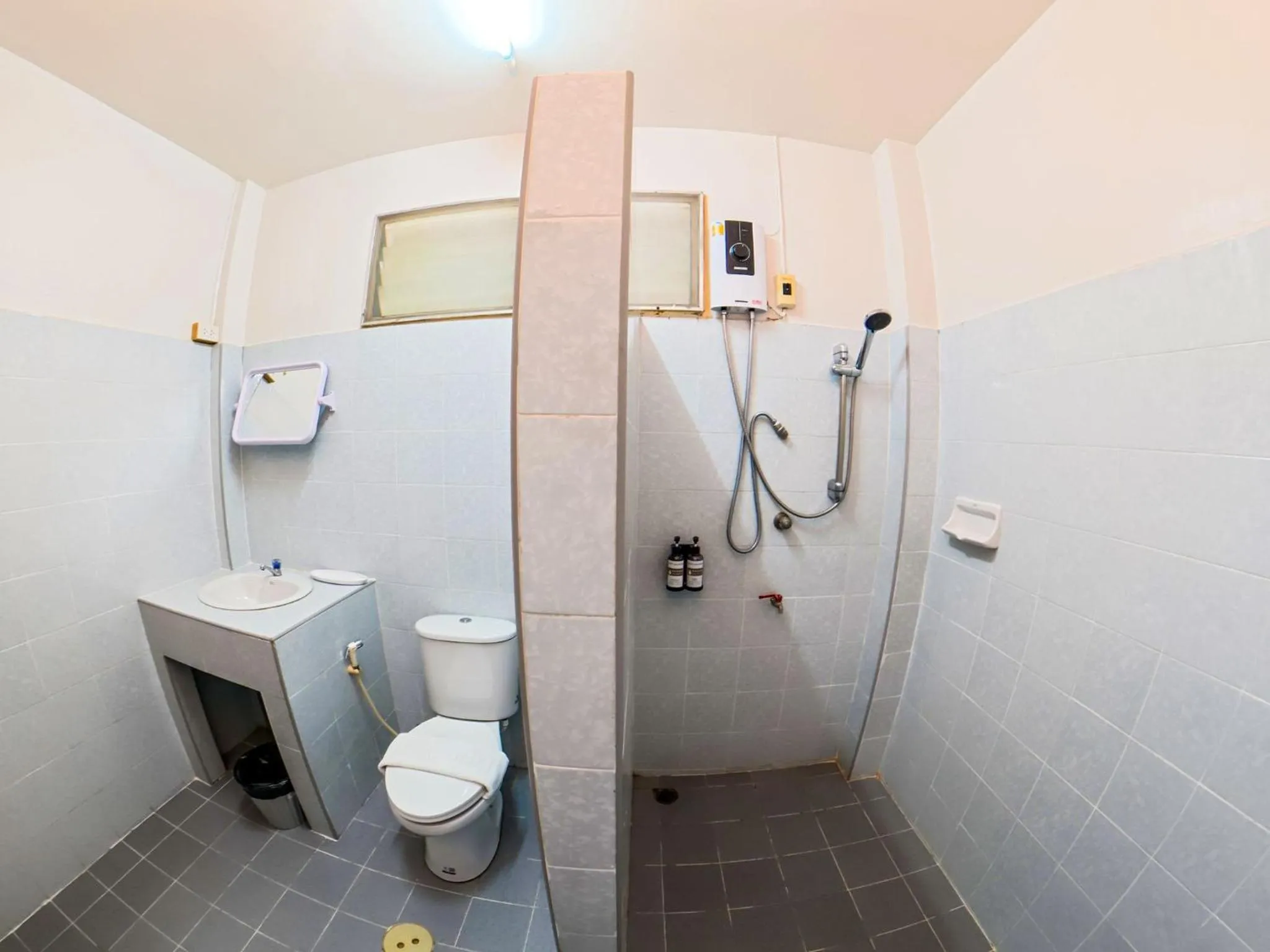 Shower in Luna Hut Resort