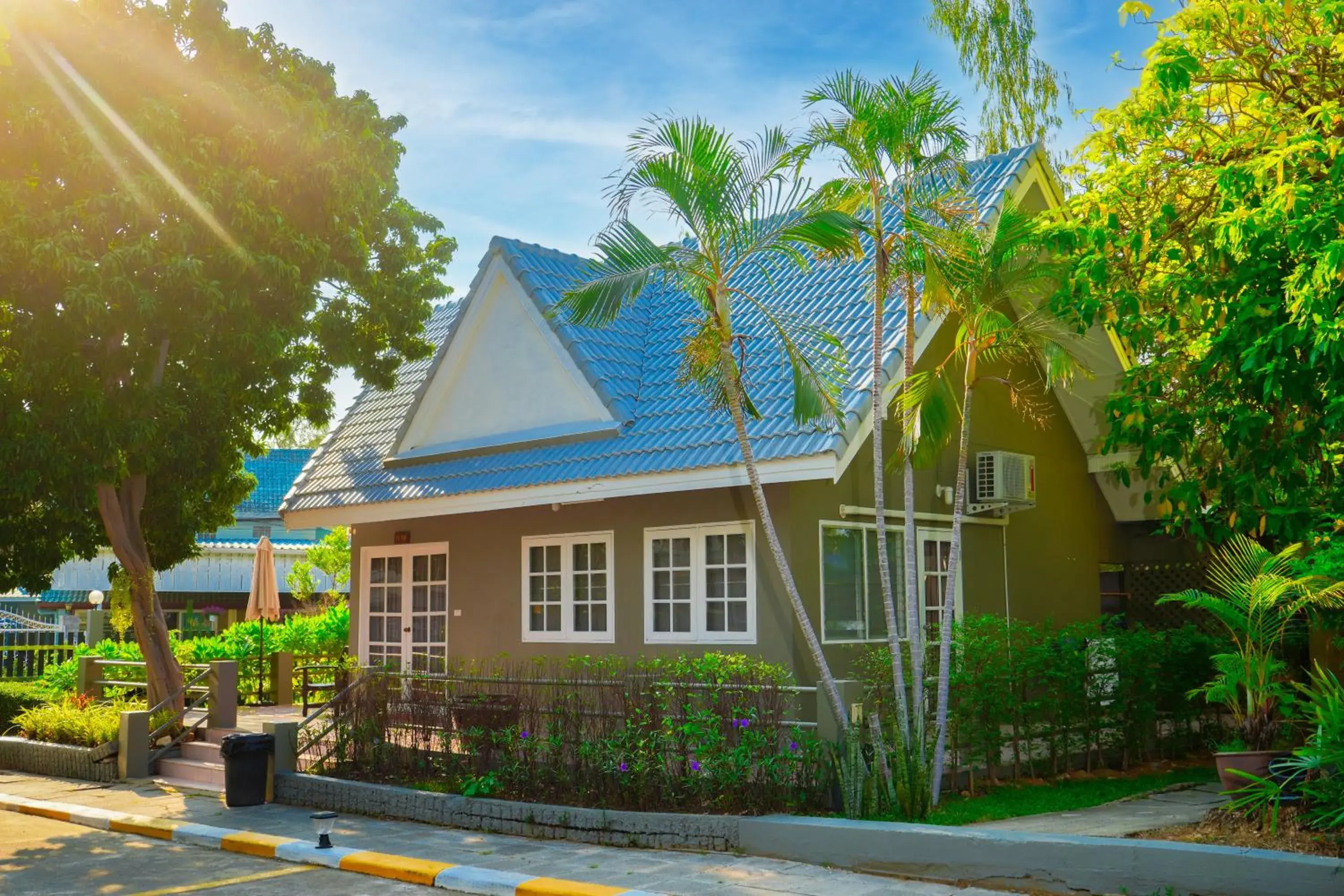 Property building in Luna Hut Resort Property building in Luna Hut Resort