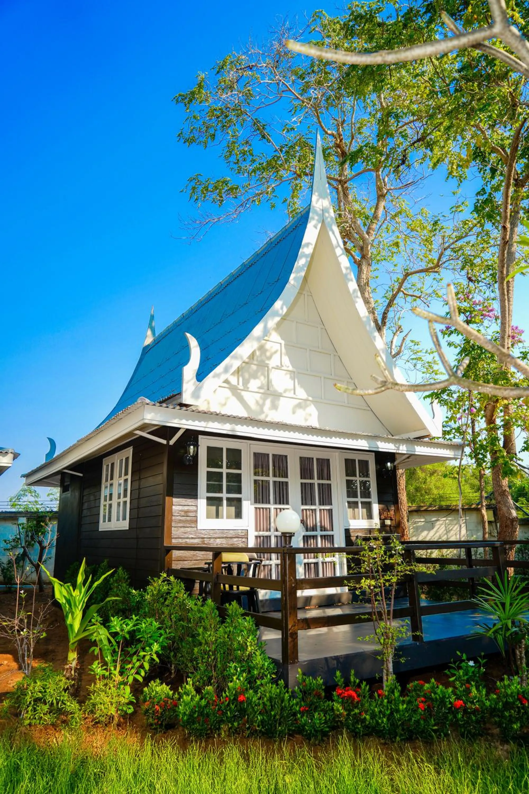 Property building in Luna Hut Resort