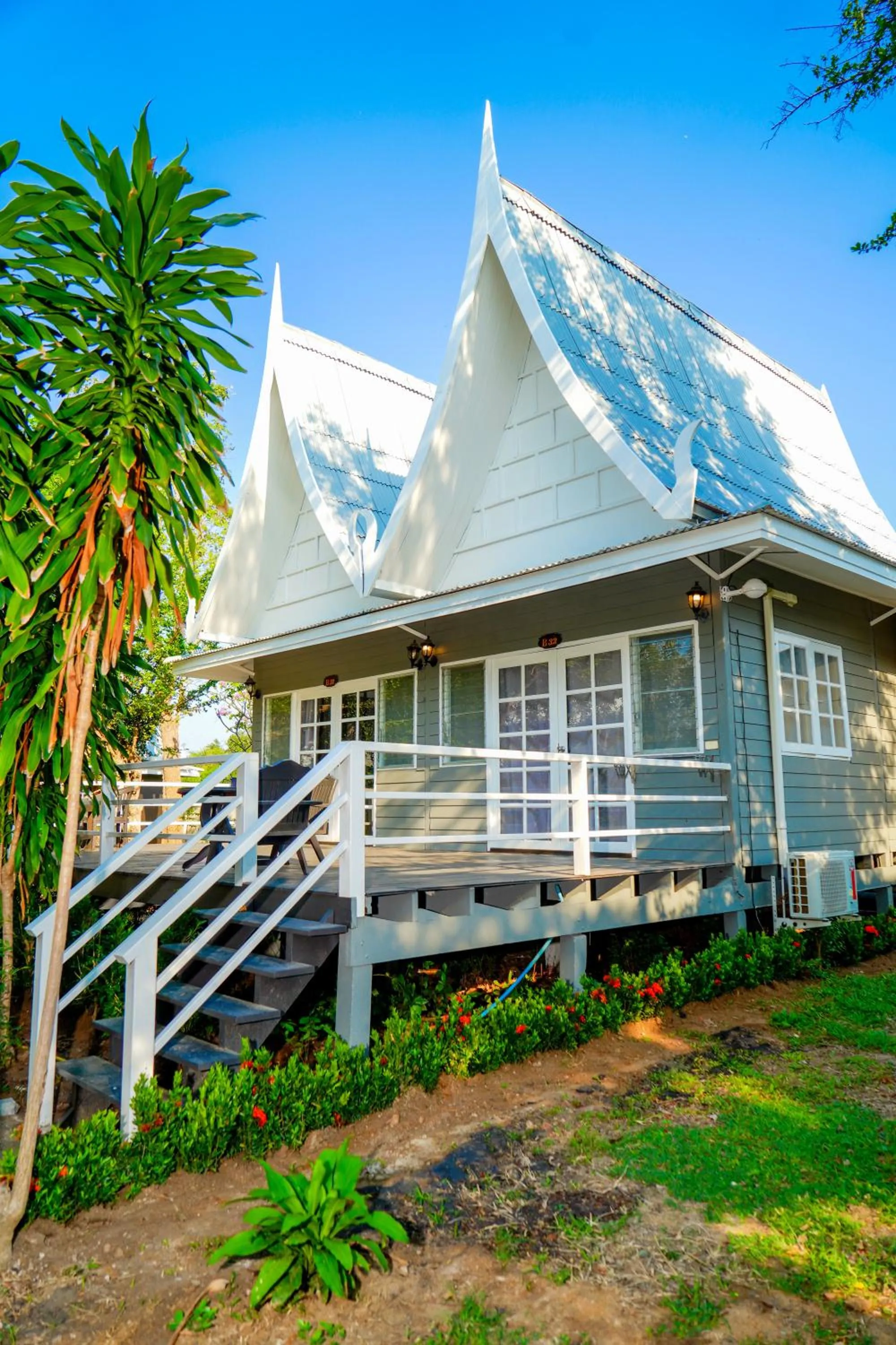 Property building in Luna Hut Resort