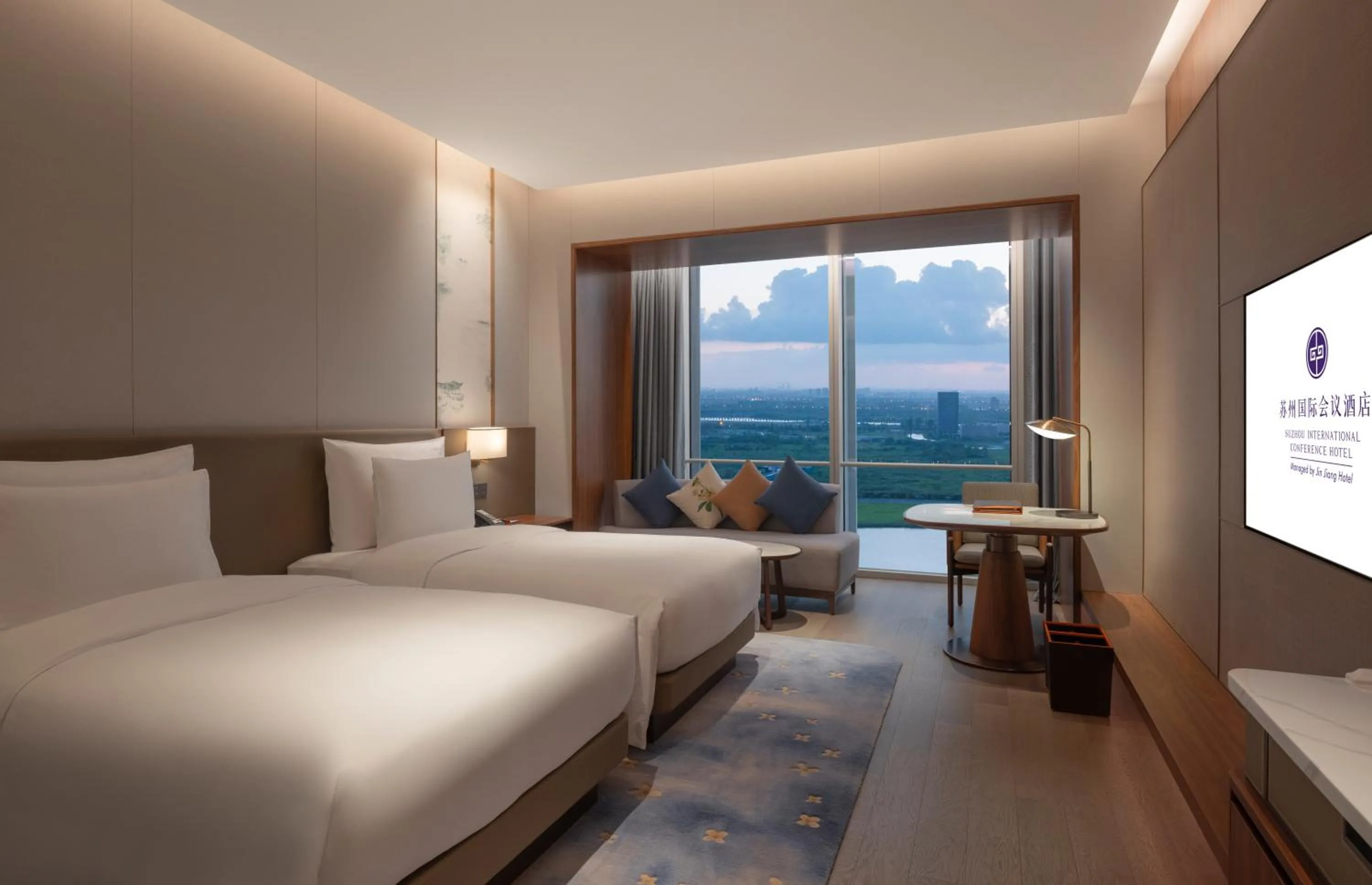 Bedroom in Suzhou International Conference Hotel