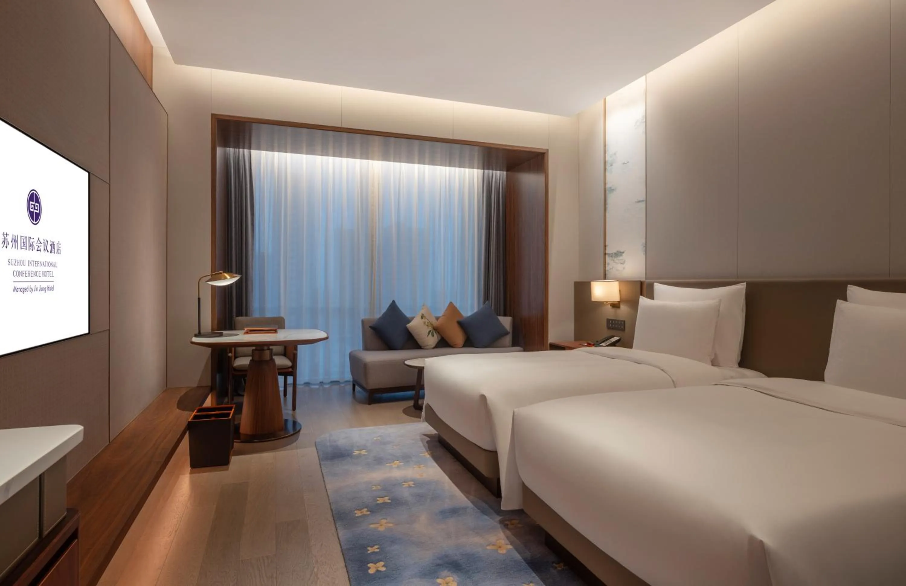 Bedroom in Suzhou International Conference Hotel