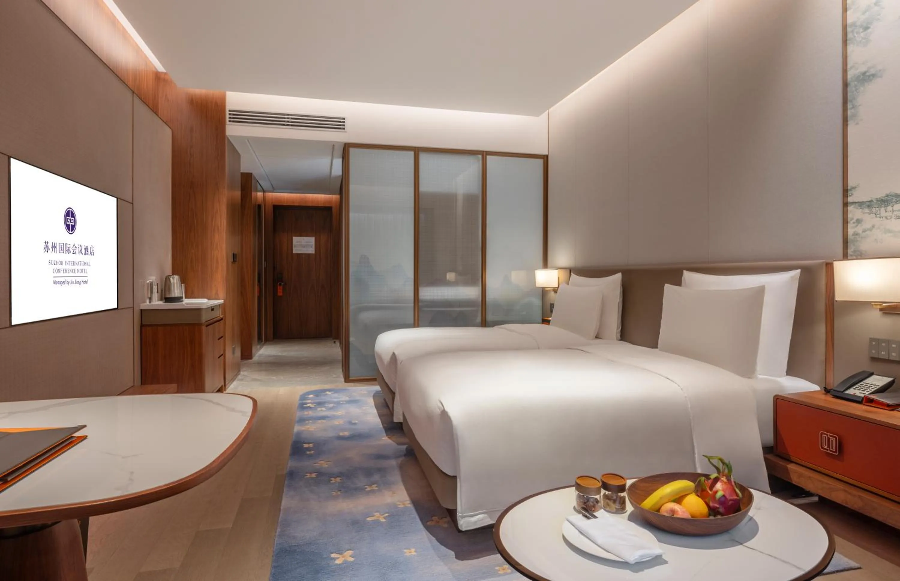 Bedroom in Suzhou International Conference Hotel