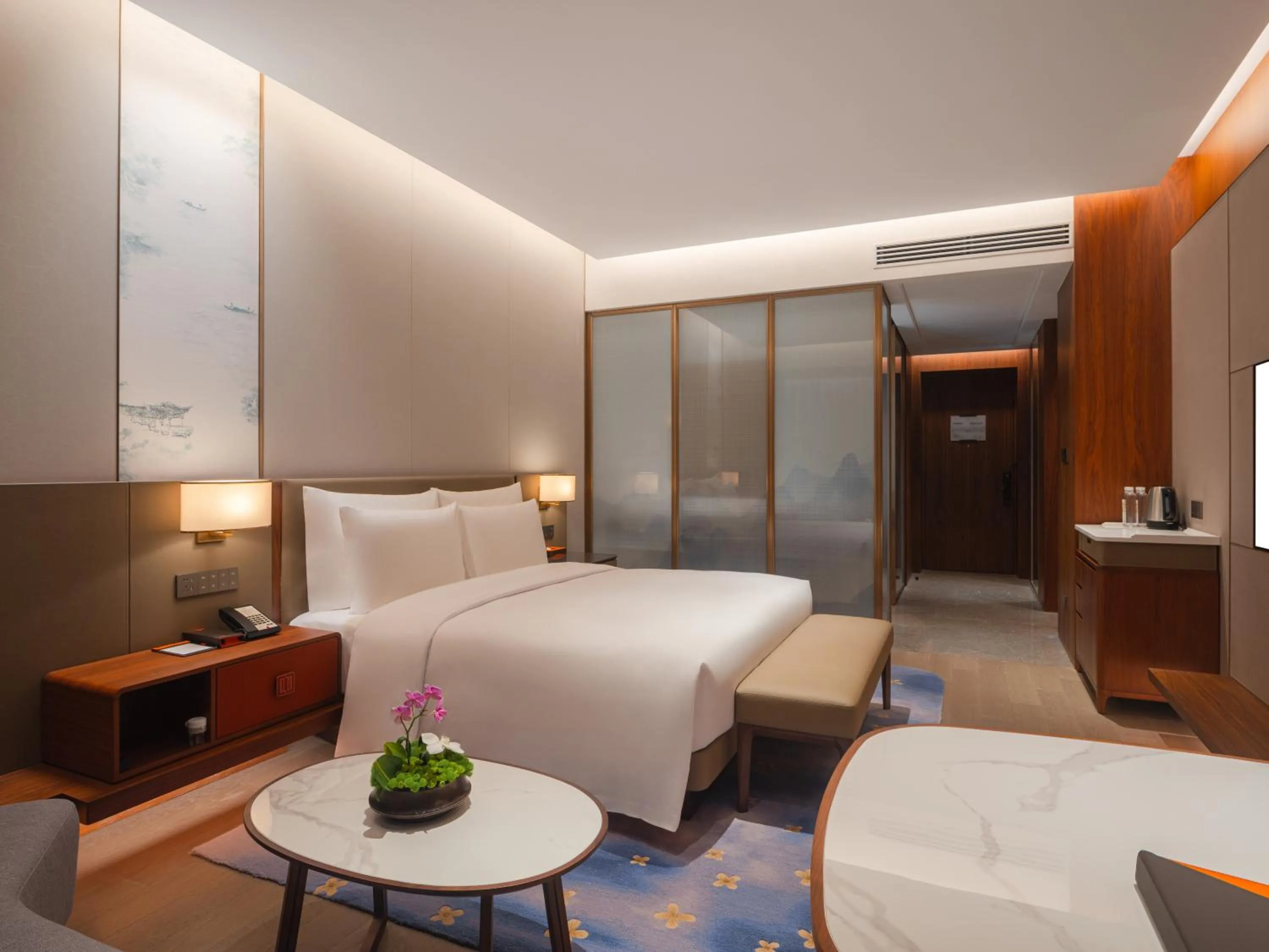 Bedroom in Suzhou International Conference Hotel