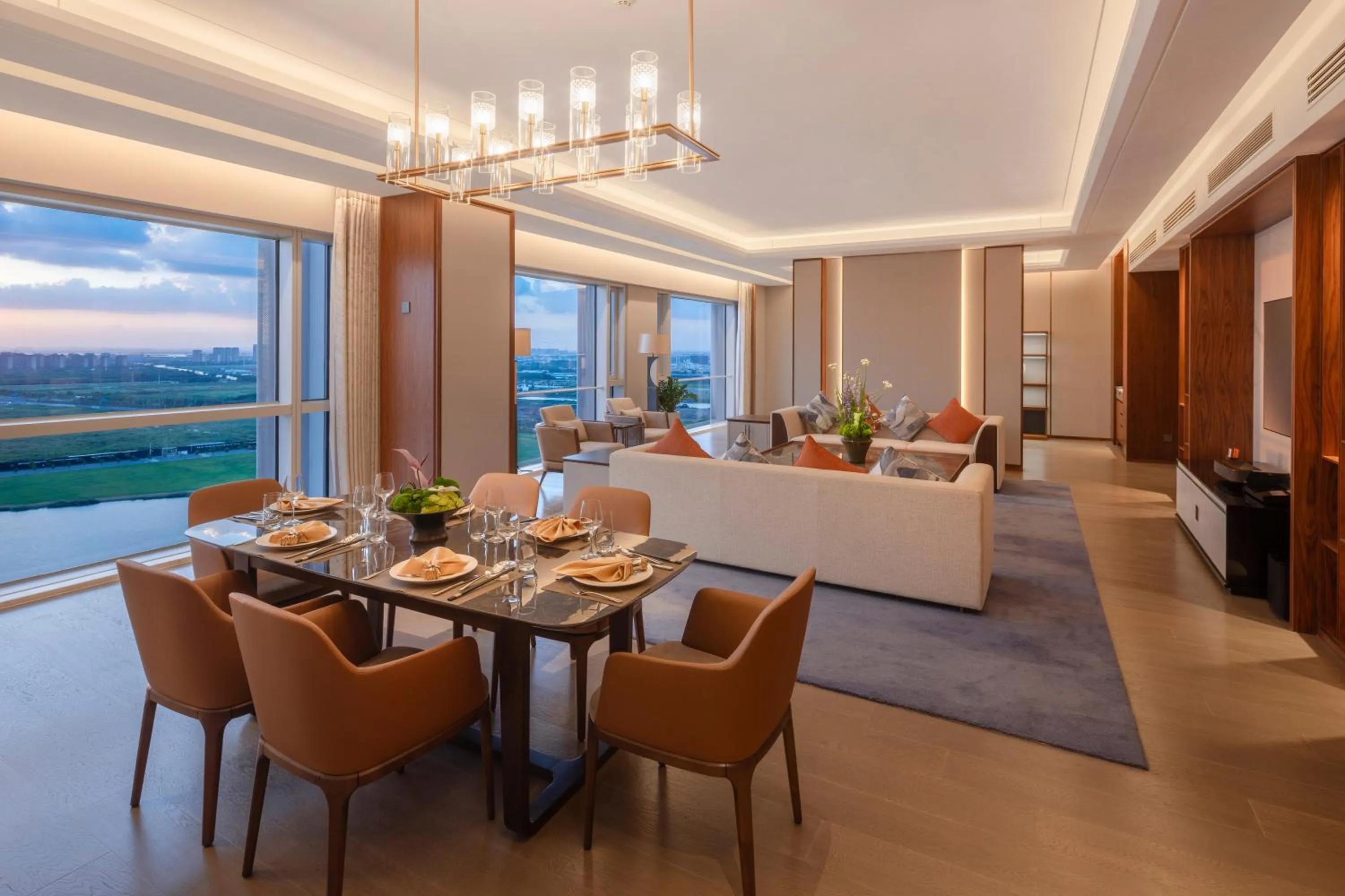 Seating area in Suzhou International Conference Hotel