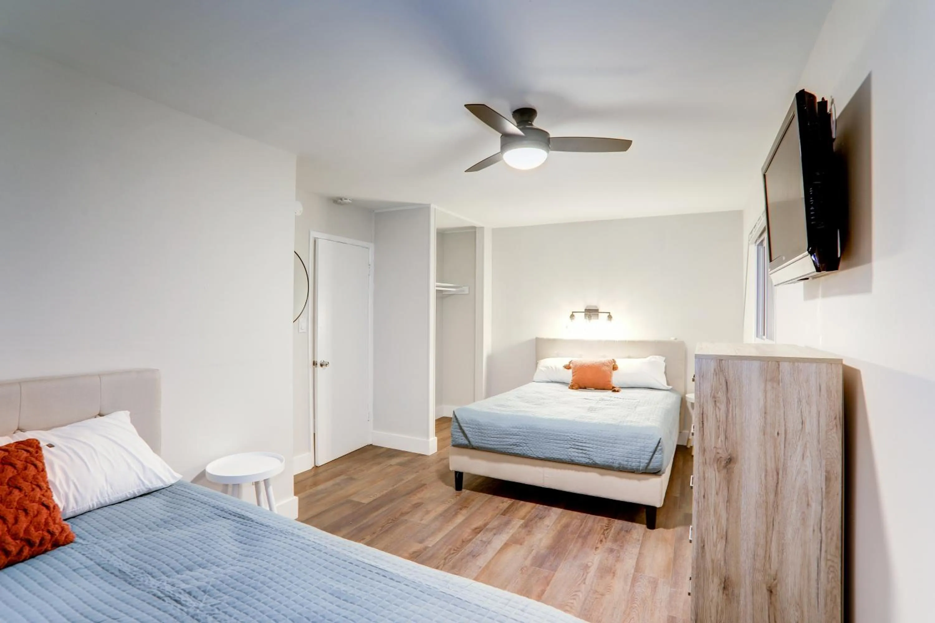 Bed in Brooklyn Beach Club