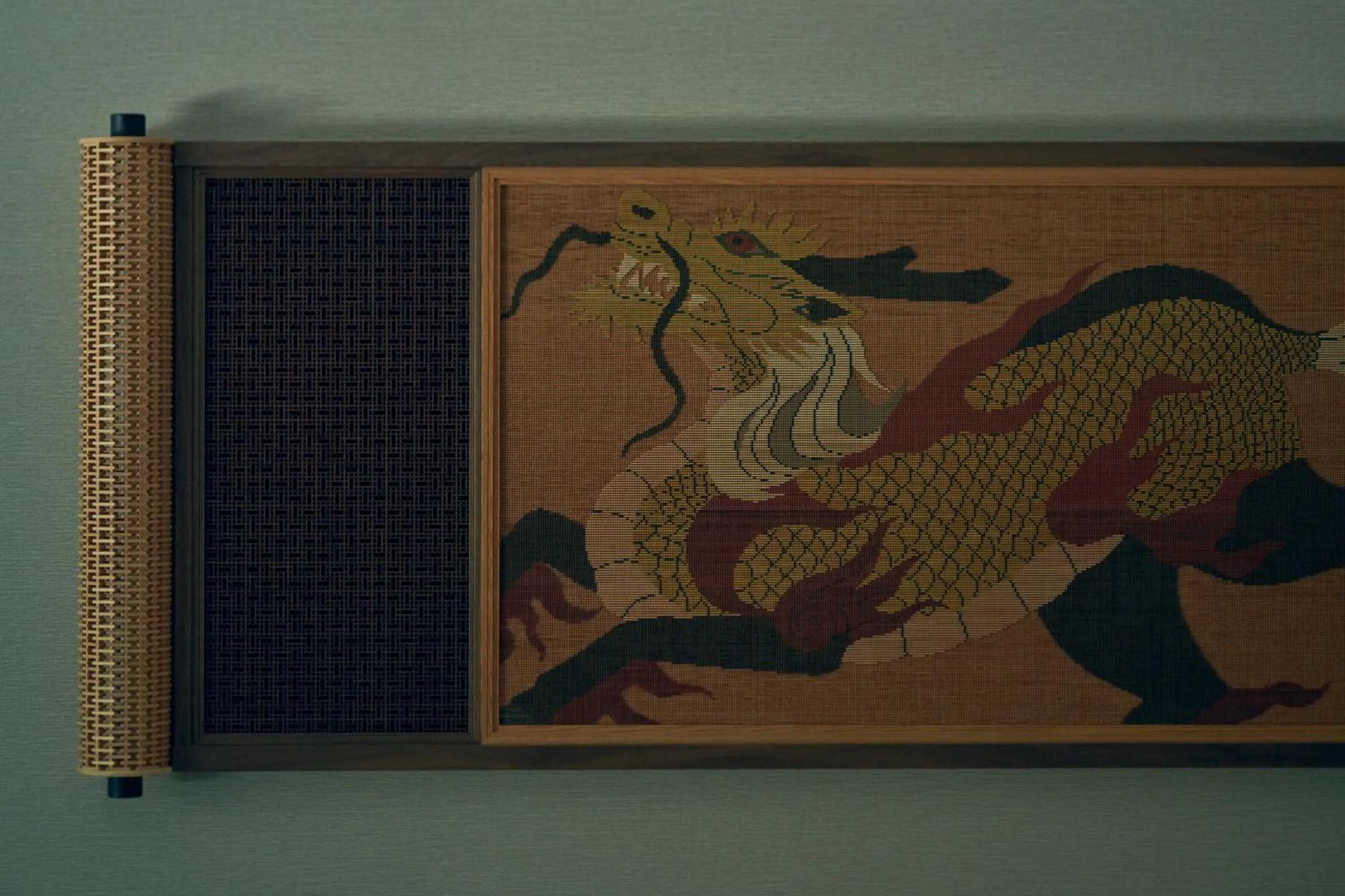 Decorative detail in ESPACIO The Hakone Geihinkan Rin-Poh-Ki-Ryu