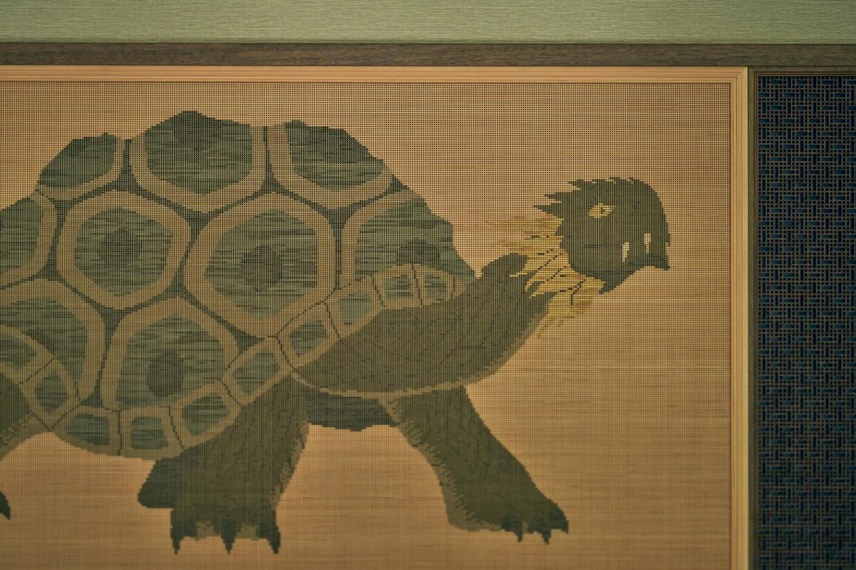 Decorative detail in ESPACIO The Hakone Geihinkan Rin-Poh-Ki-Ryu