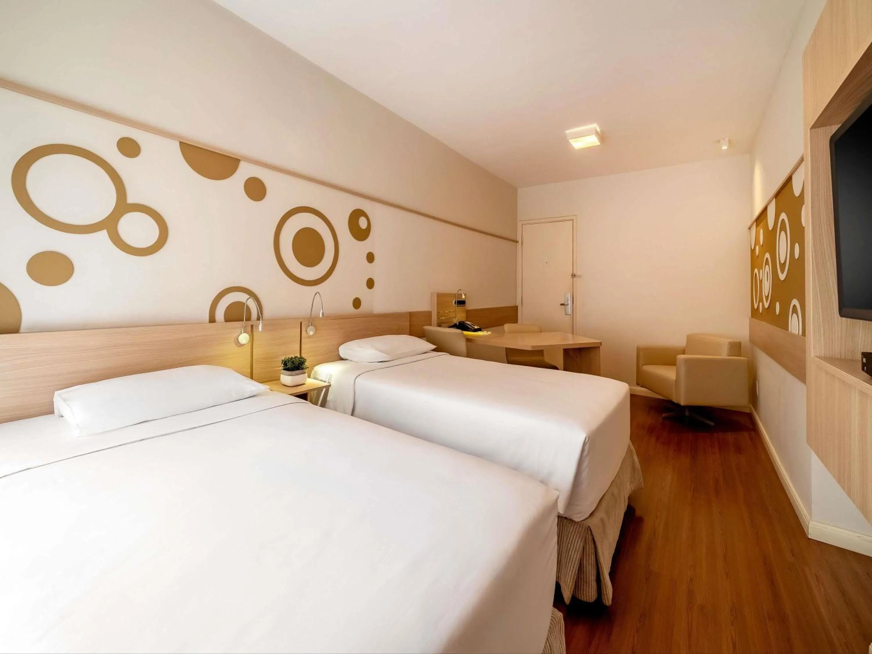 Bedroom, Bed in Mercure Sao Paulo Alamedas