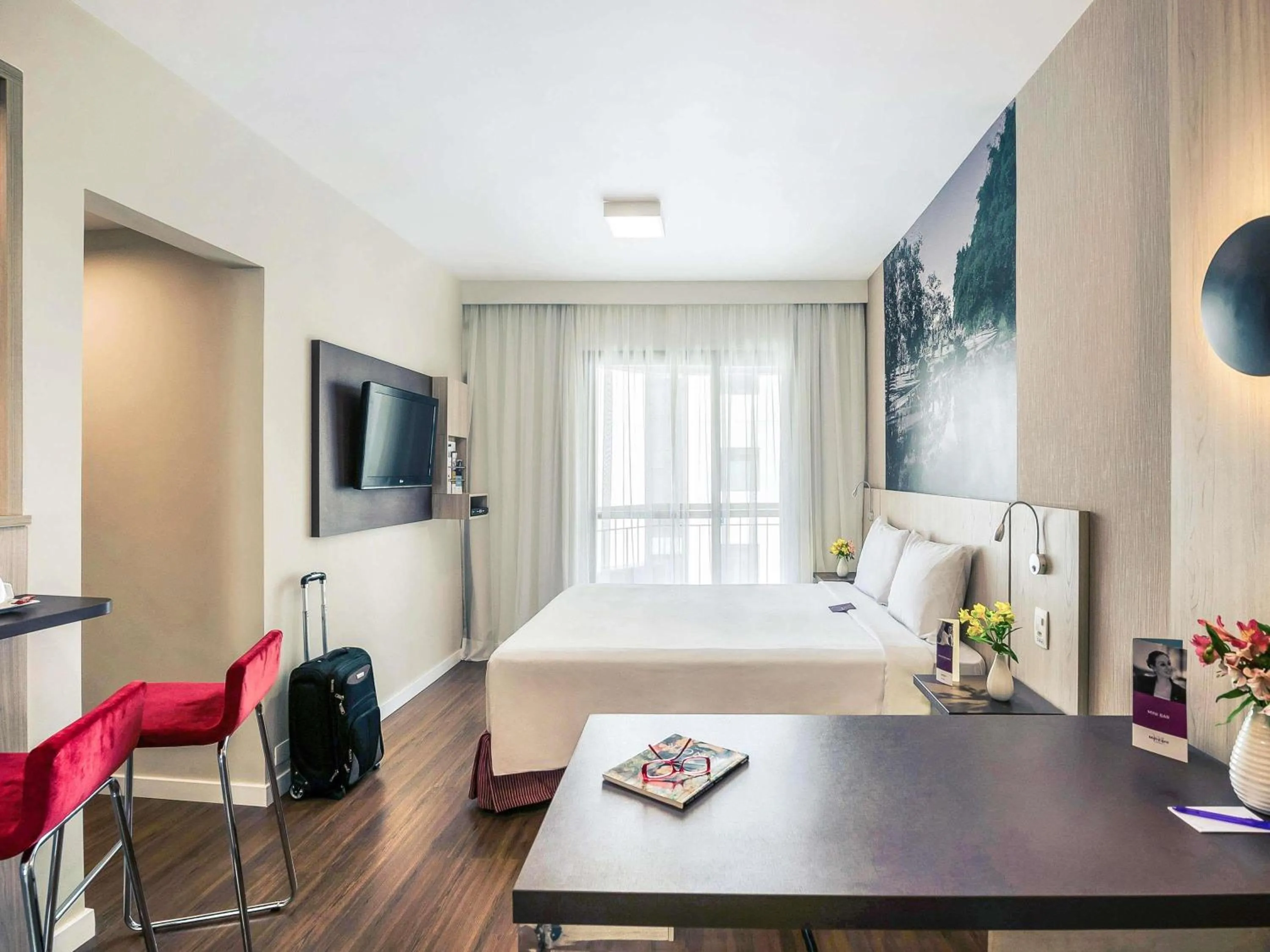 Property building, Bed in Mercure Sao Paulo Alamedas