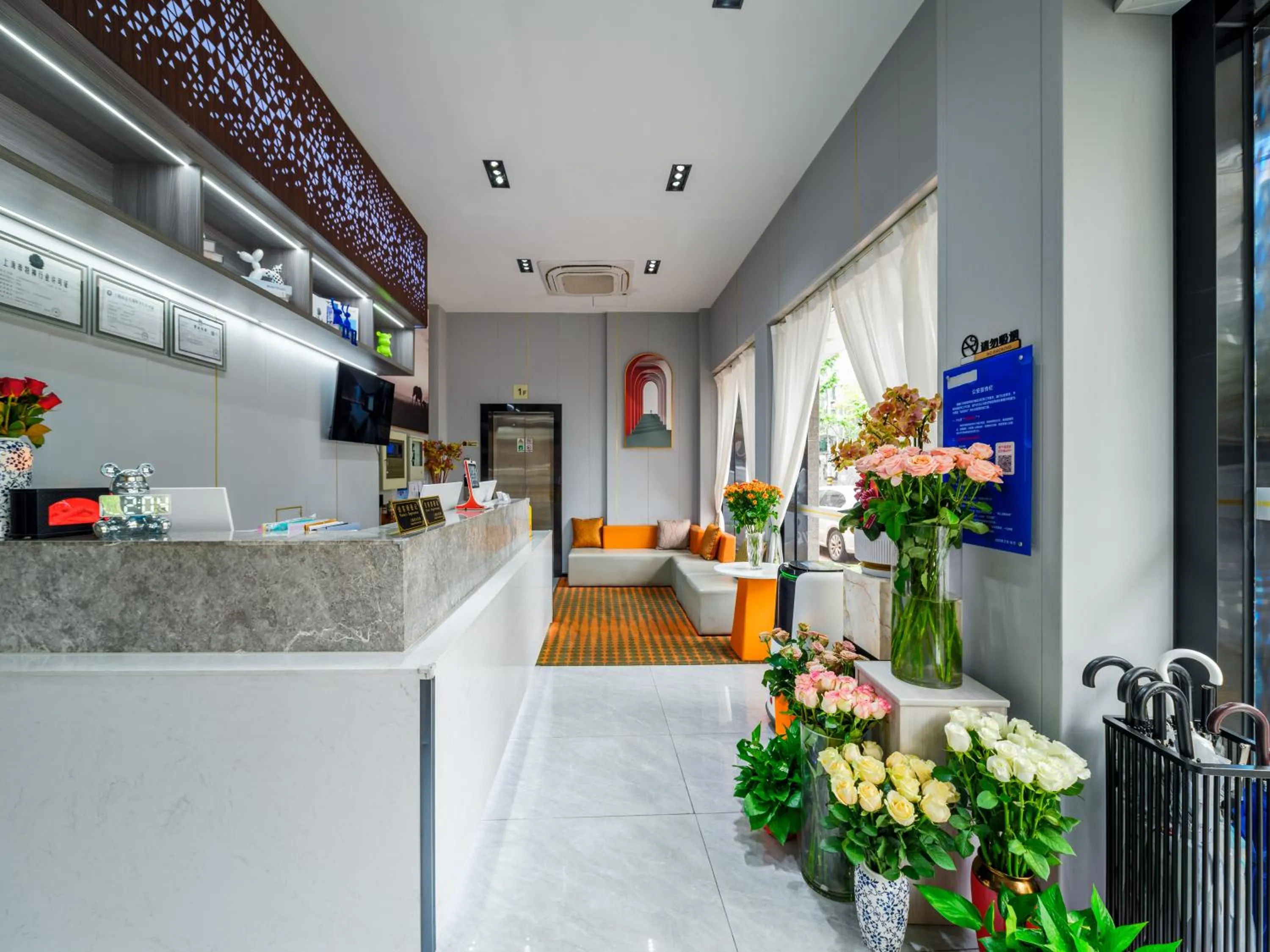 Lobby or reception in Orient Rose International Hotel