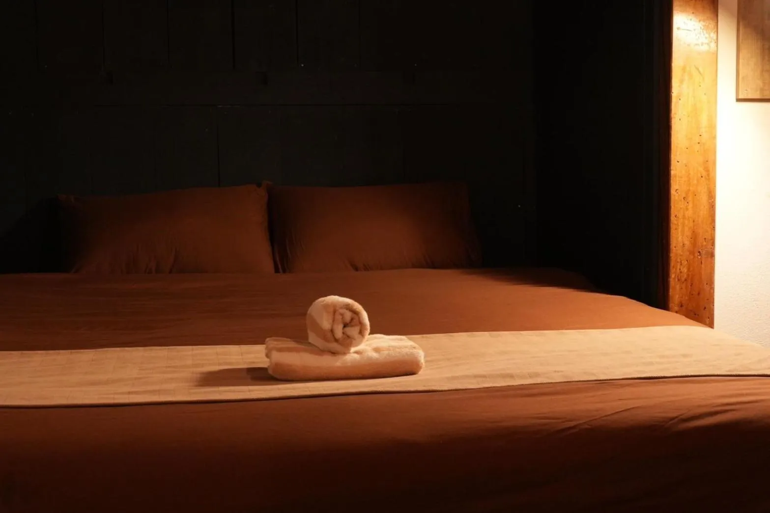 Bed in SYMPOSION Locanda