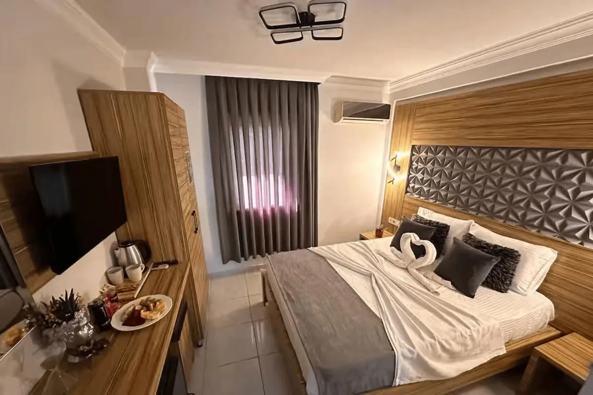 Bed in Royal Ezel Hotel