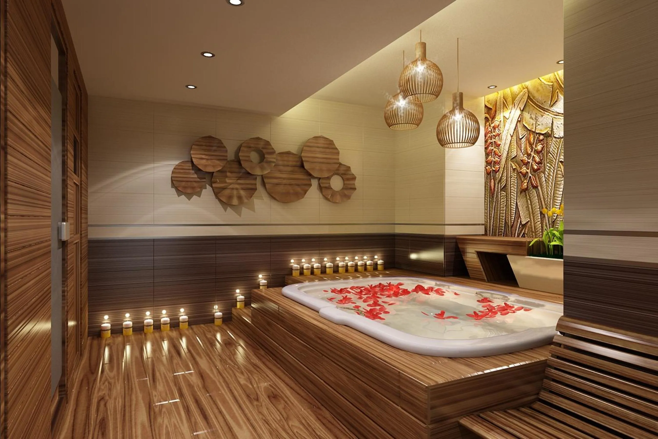 Hot Tub in Athena Hotel