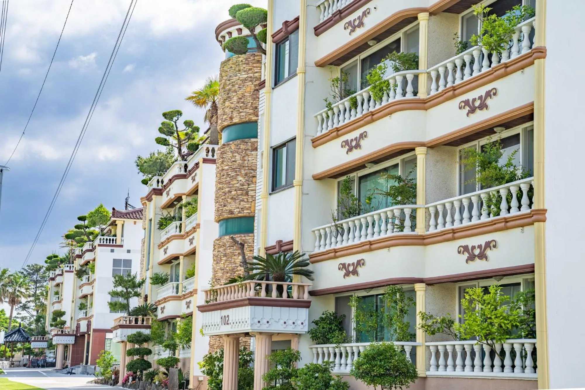 Property building in Jeju Nine Resort