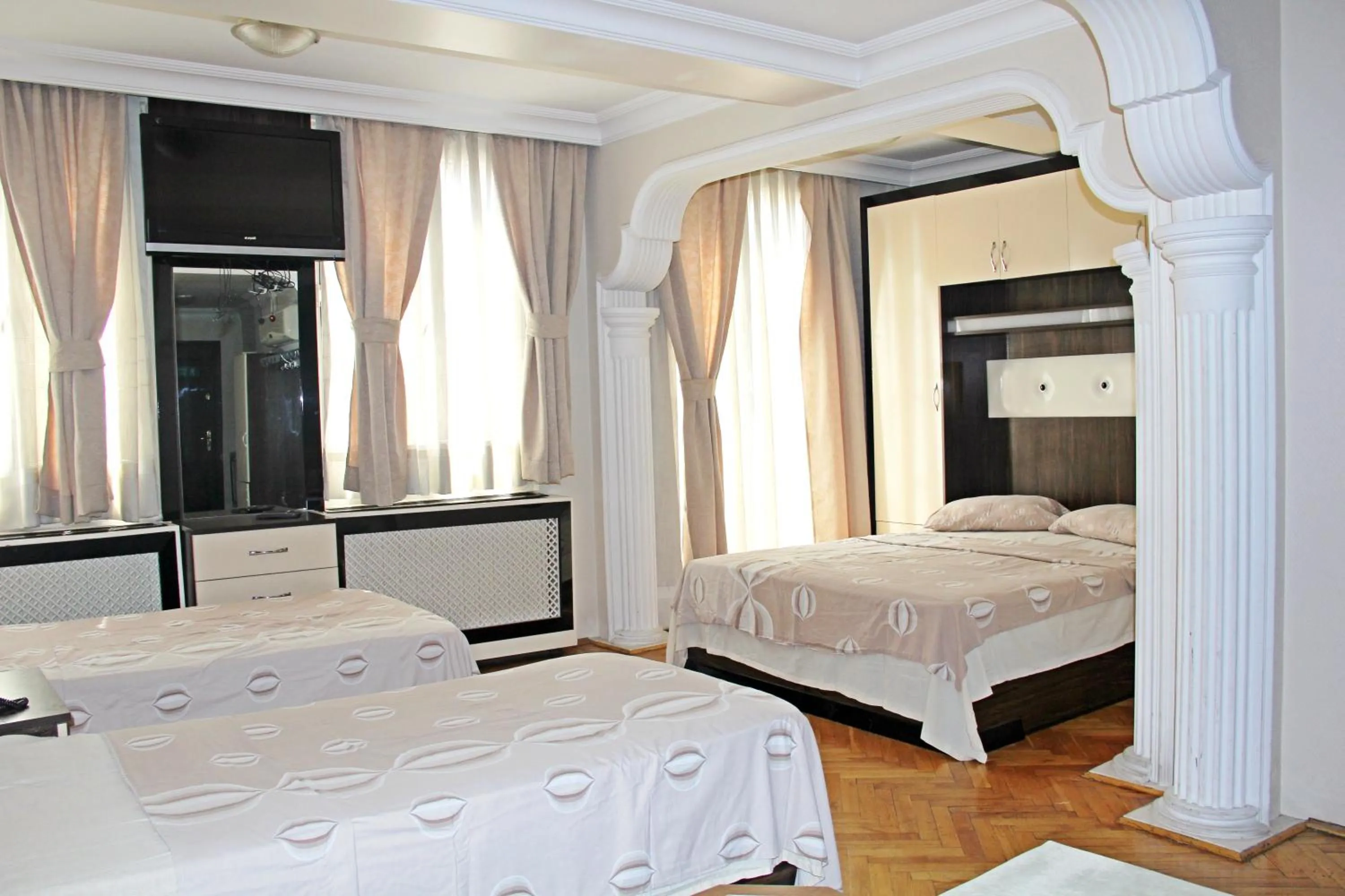 Bed in Konak Apart Hotel