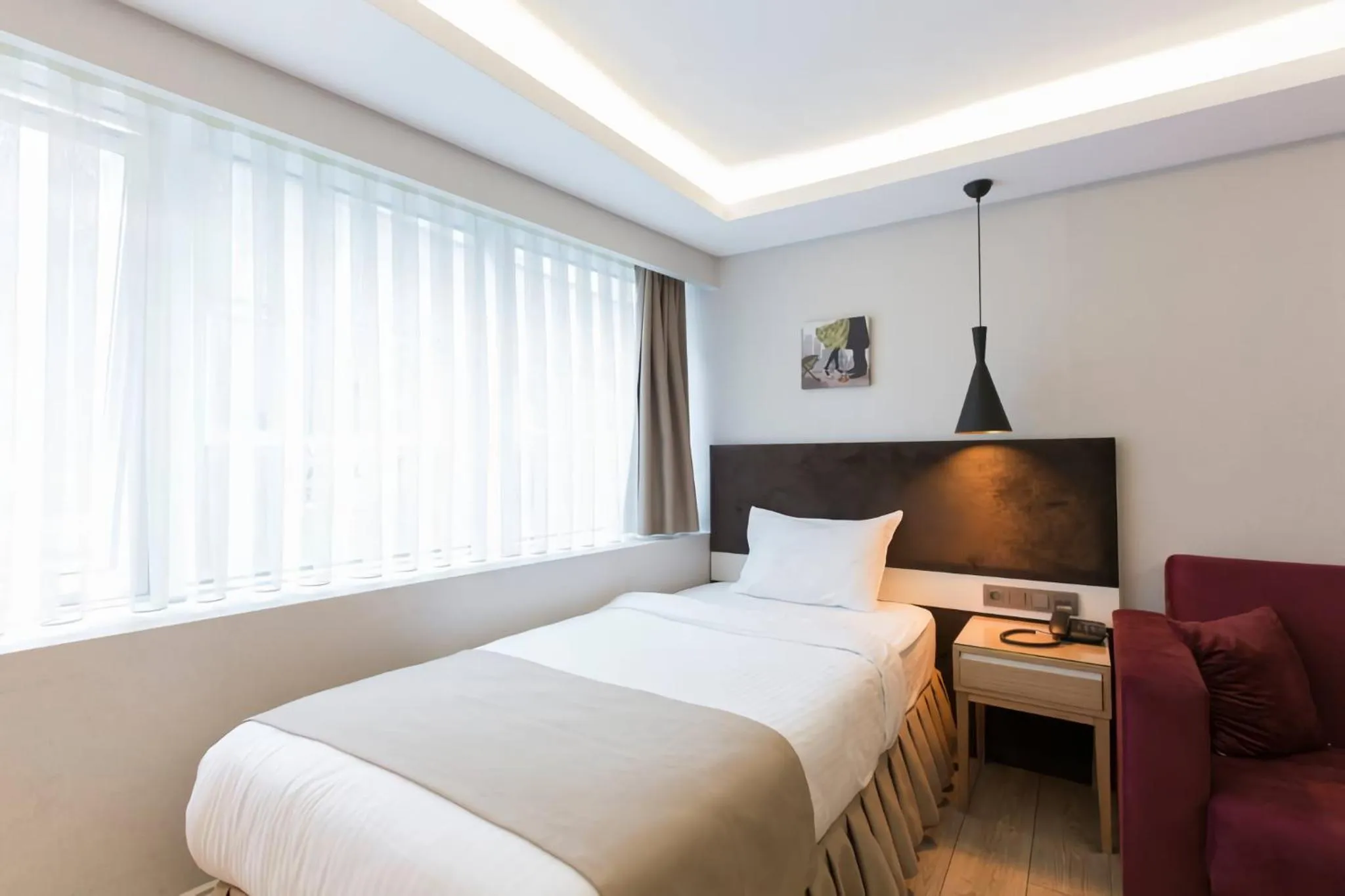 Bed in Carina Park Suites Nisantasi