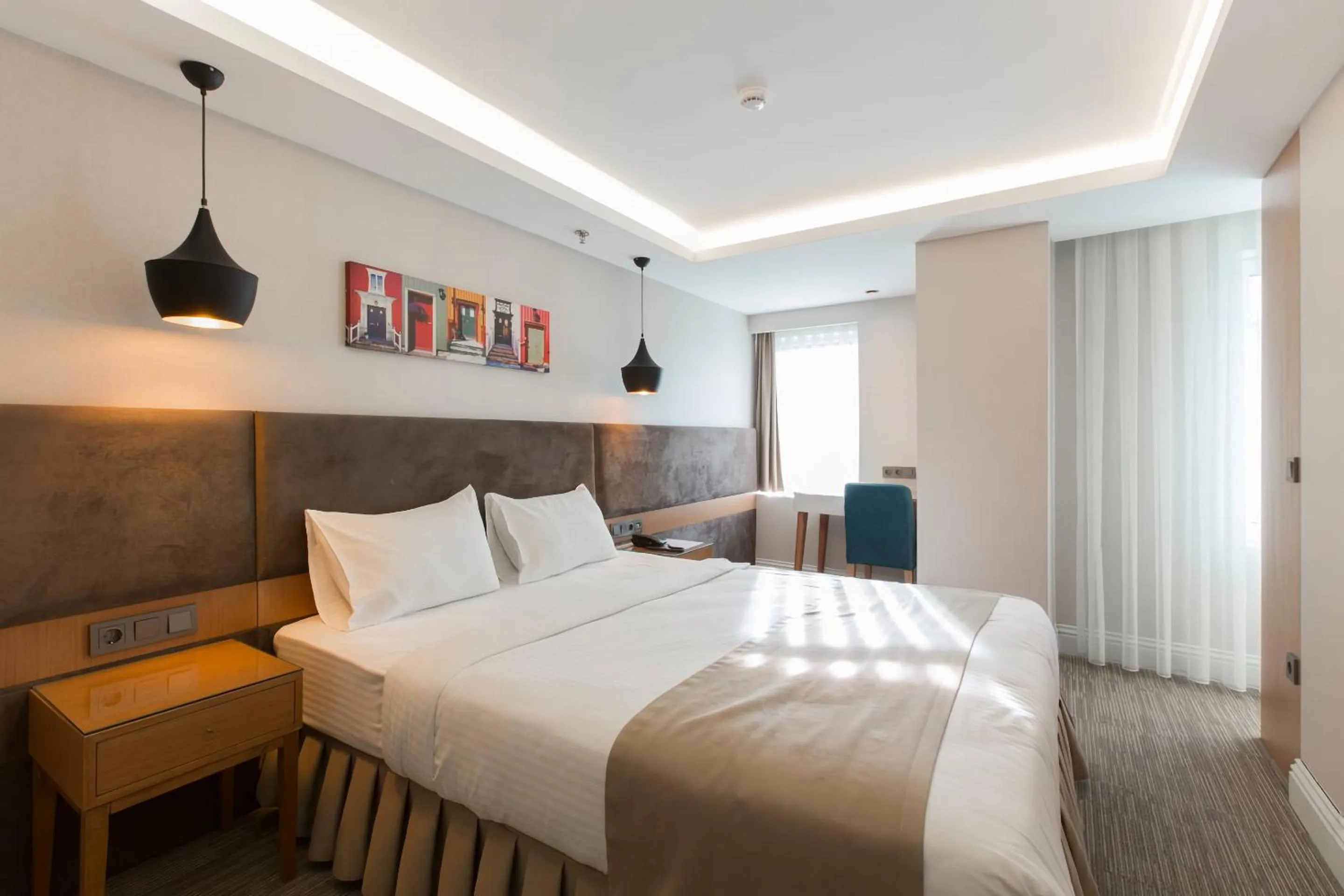 Bed in Carina Park Suites Nisantasi