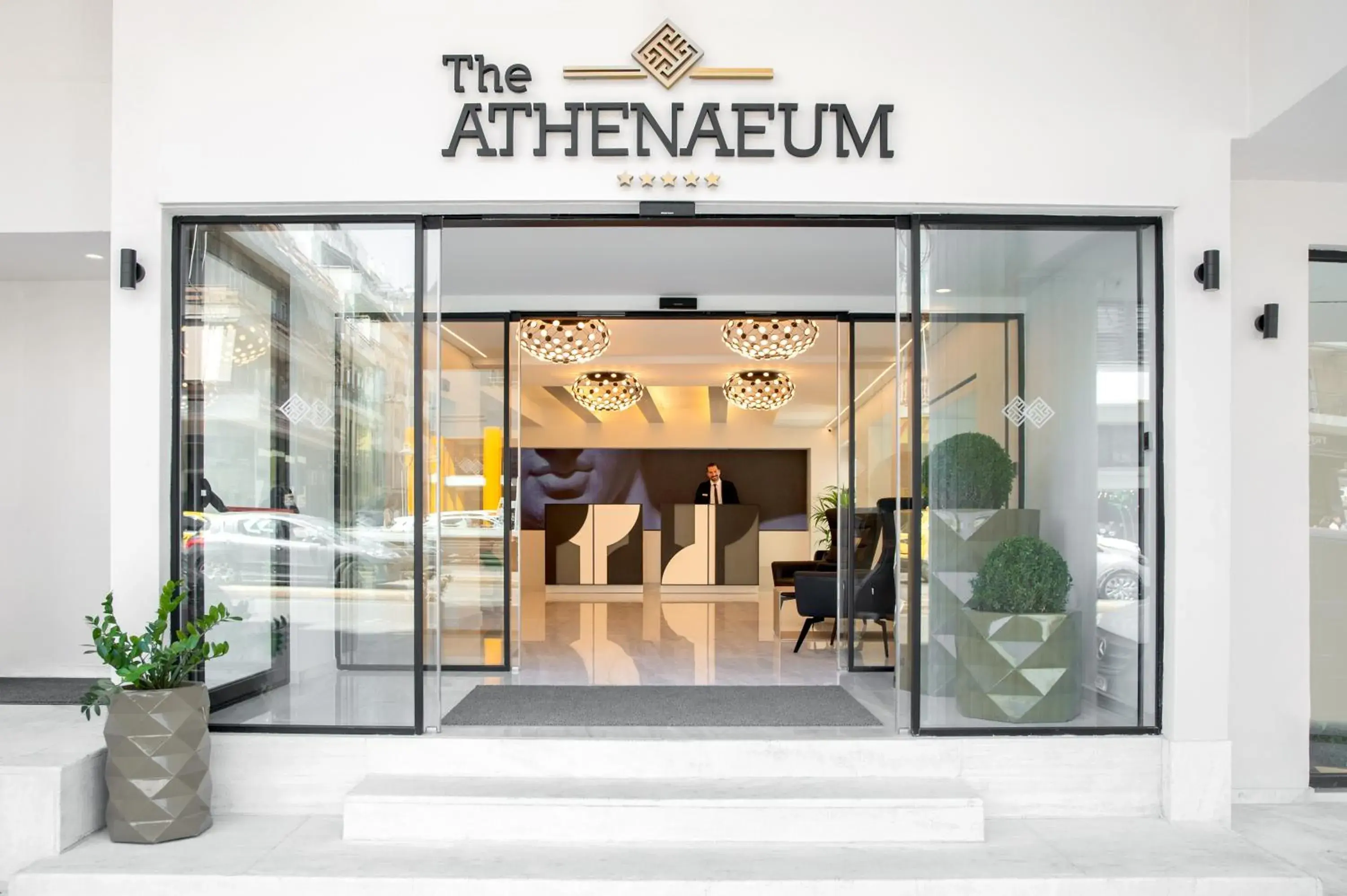 Facade/entrance in The Athenaeum Luxury Hotel Facade/entrance in The Athenaeum Luxury Hotel